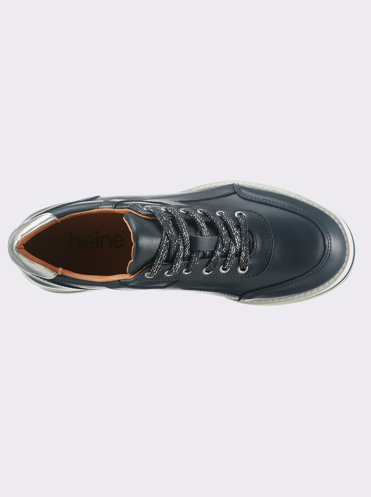 heine Sneaker - marine/wit