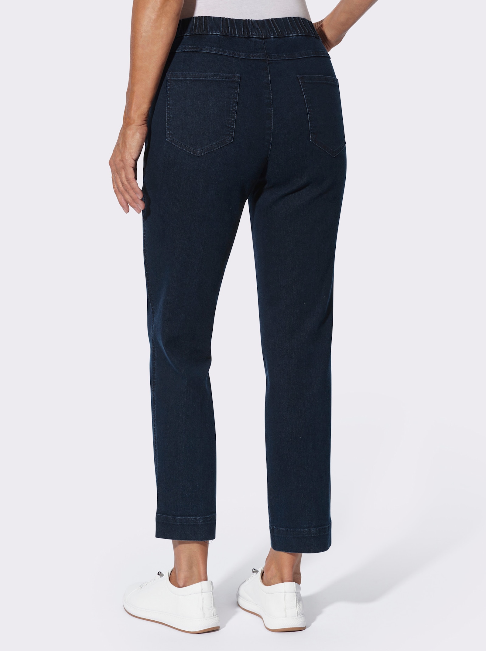 Stretch-Hose mit Teilungsnaht vorne - dark blue