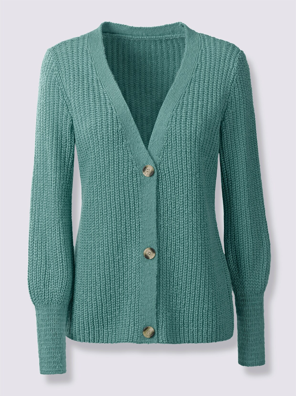 Strickjacke - salbei
