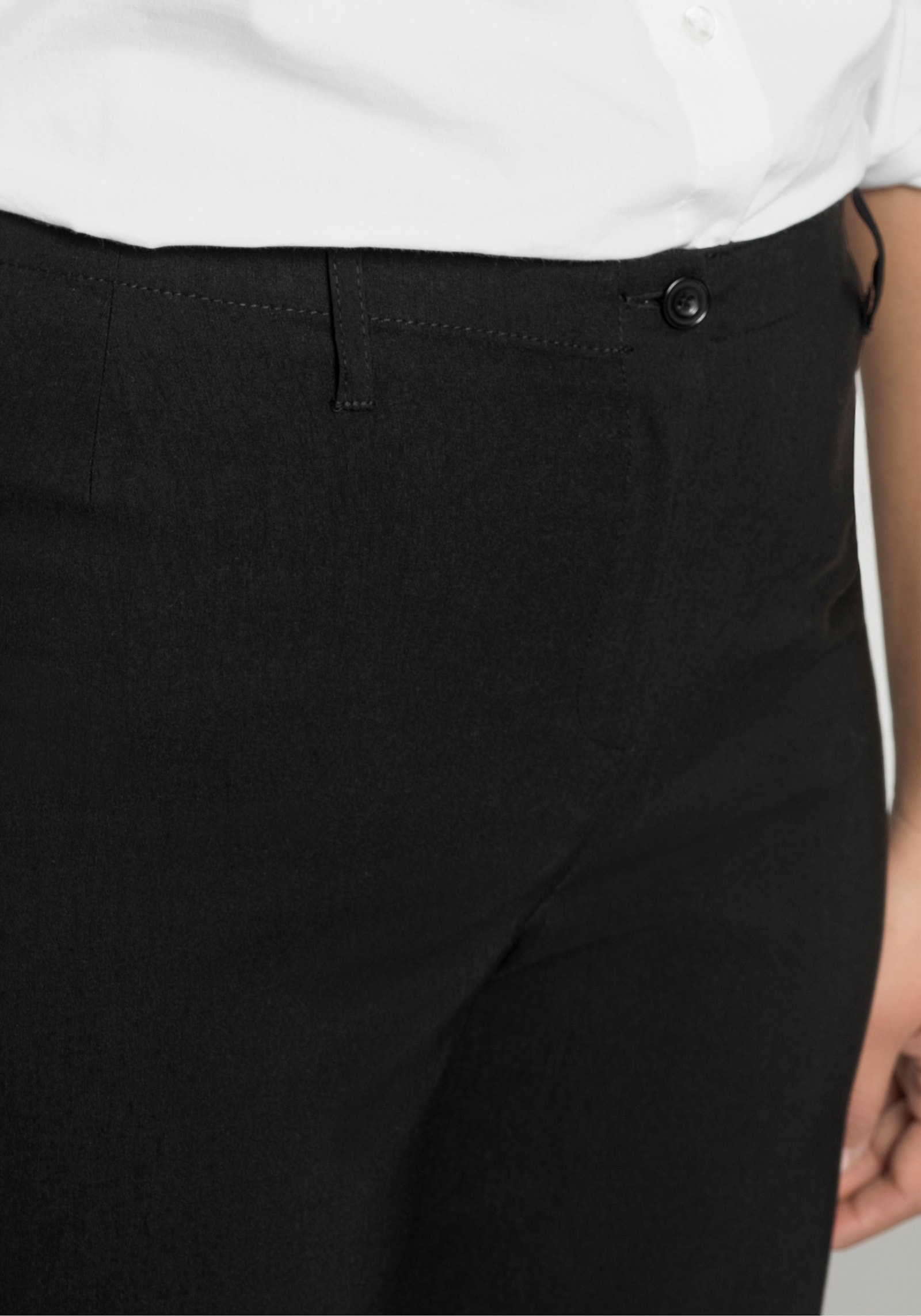 sheego Bengalinhose in gerader Form - schwarz