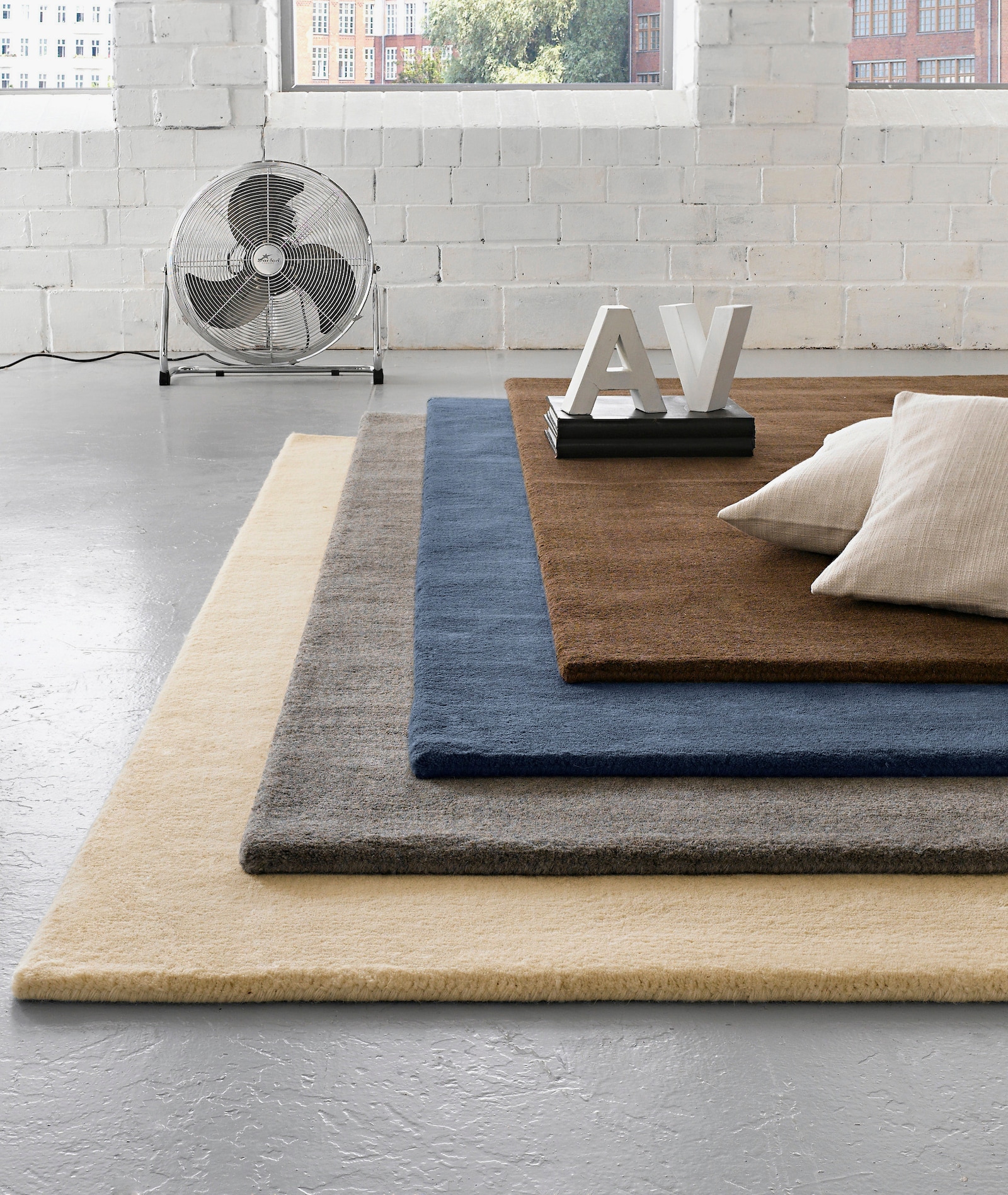 heine home Tapis à poils Longs - bleu