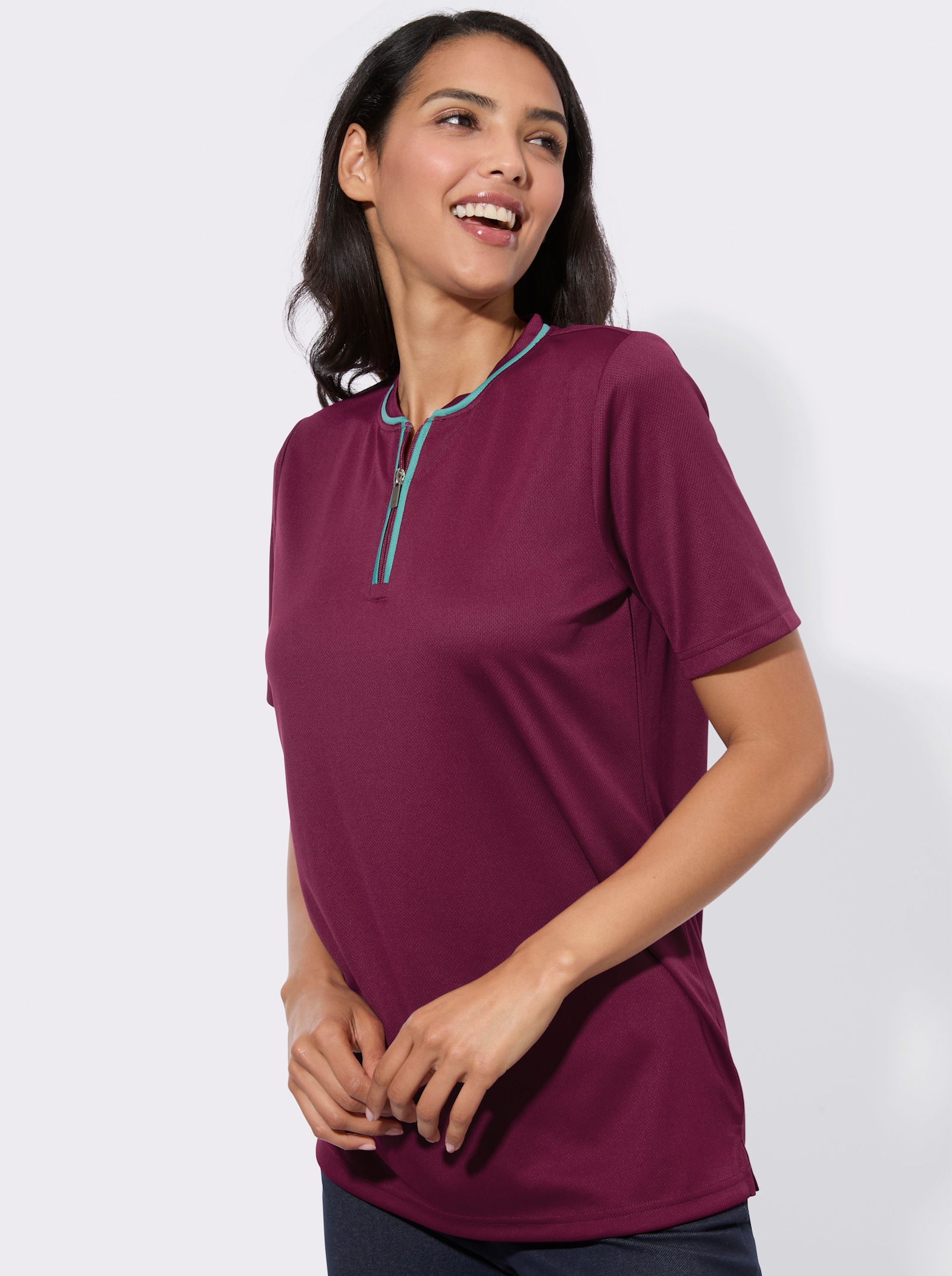 Funktionsshirt in atmungsaktiver Qualität - malve