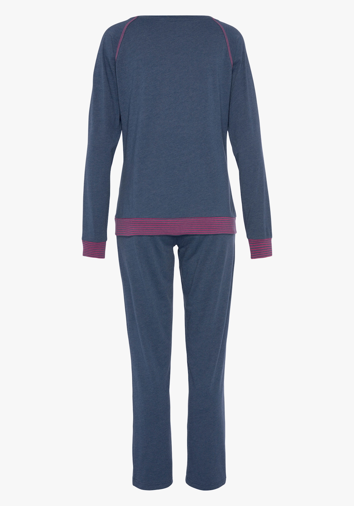 Vivance Dreams Pyjama - jeansblau-meliert