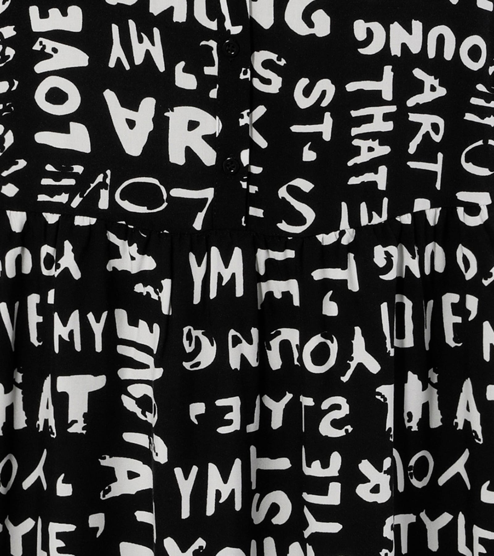 Aniston PLUS Longbluse - schwarz-weiß