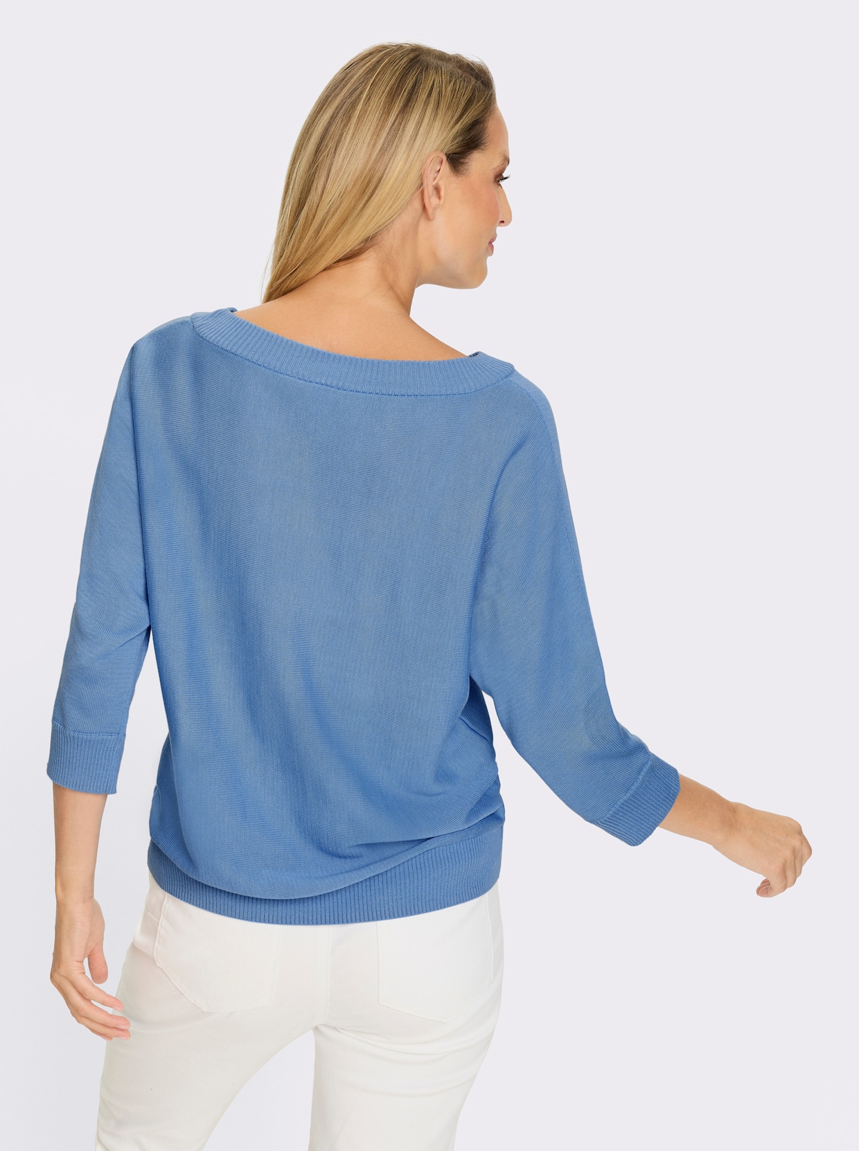 heine 3/4 Arm-Pullover - himmelblau
