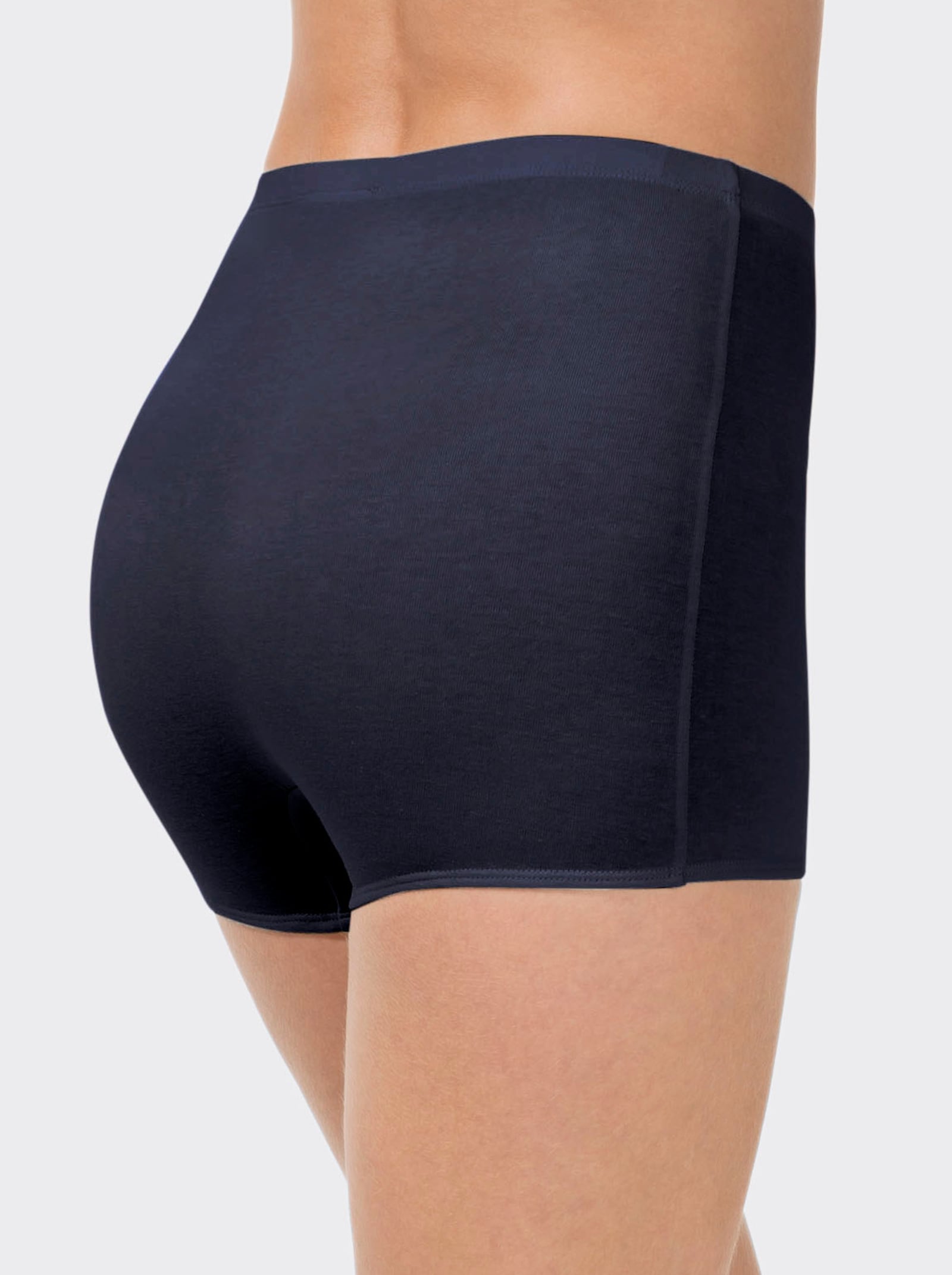 wäschepur Pagenschlüpfer mit glänzenden Zierabschlüssen - weiß + farbig sortiert