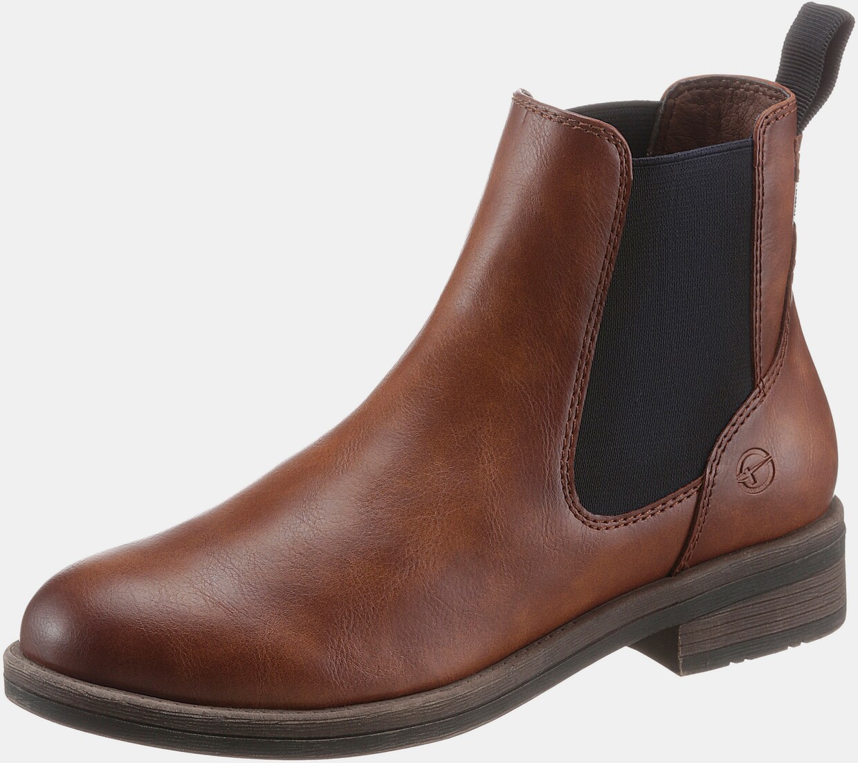Tamaris Chelsea boots - cognac used
