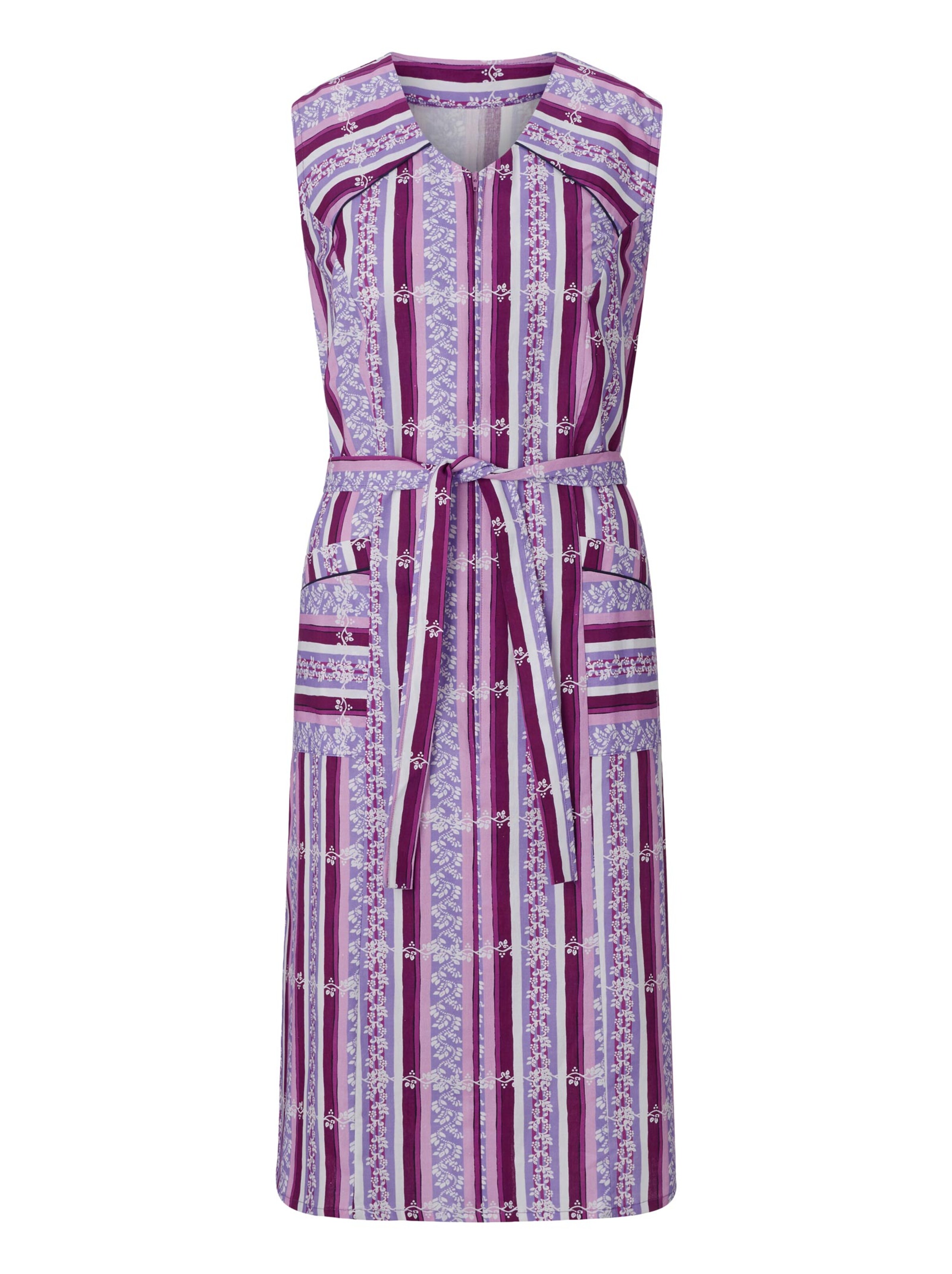 Schürze - flieder-bedruckt