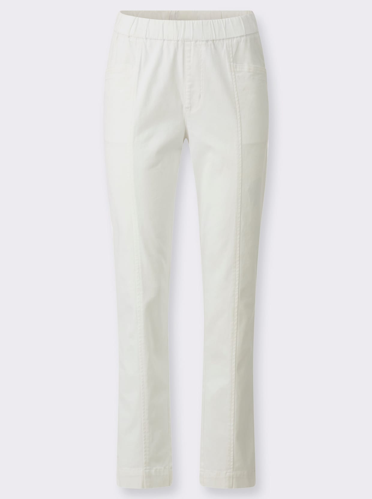 Schlupfjeans mit Stretch-Anteil - weiss