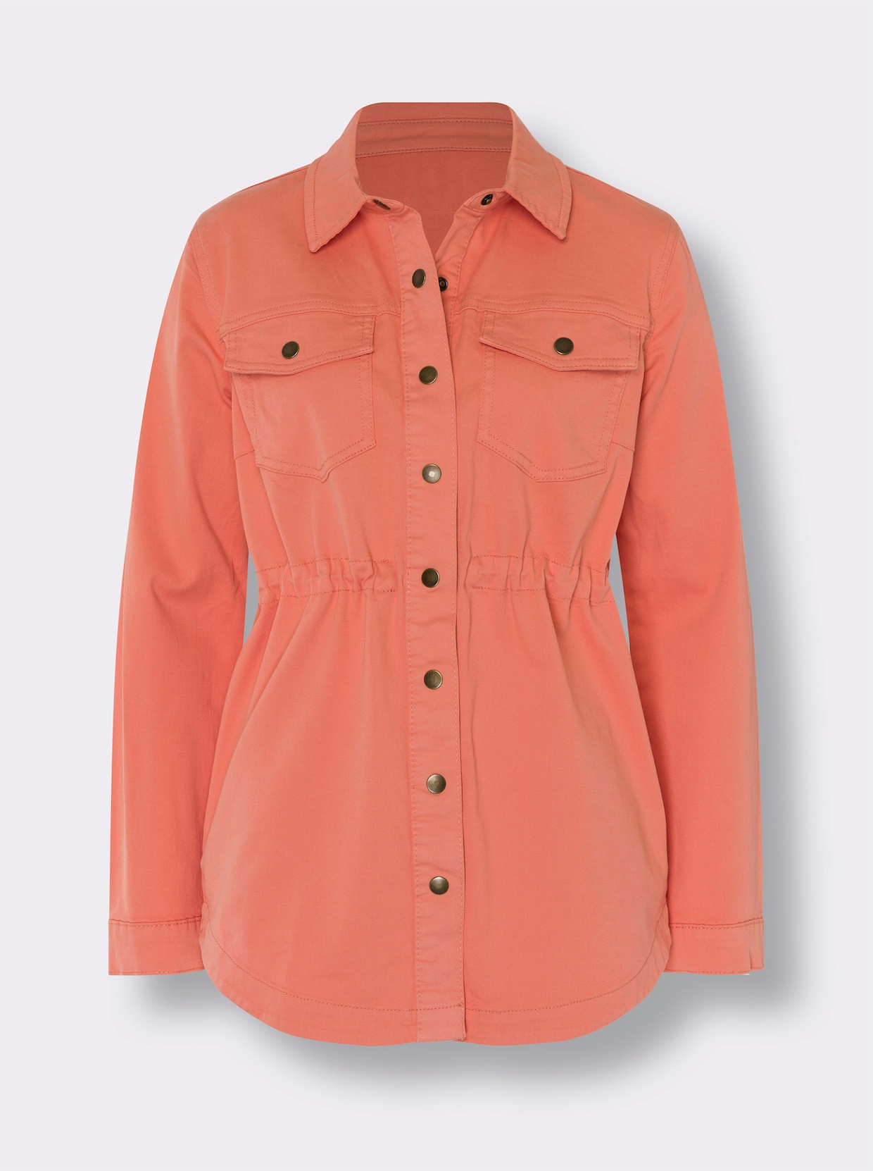 Jeans-Jacke - papaya