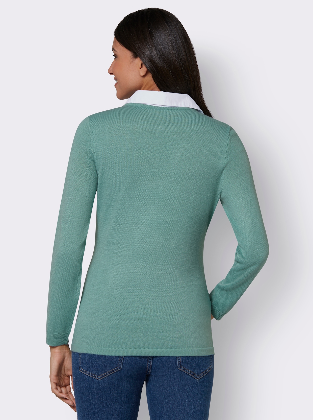 2-in-1-pullover - salie