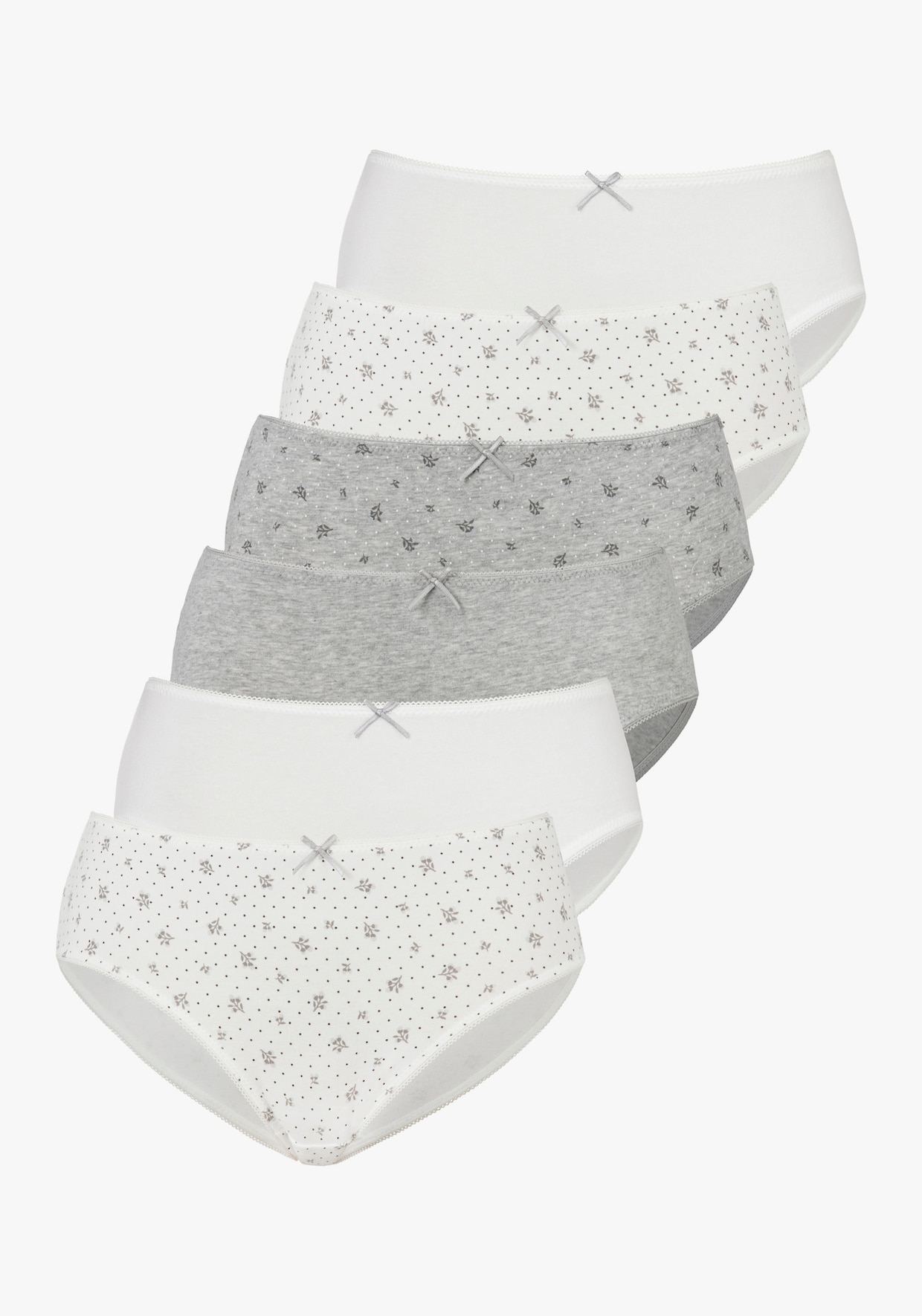 petite fleur Jazz-pants slips - crème, grijs