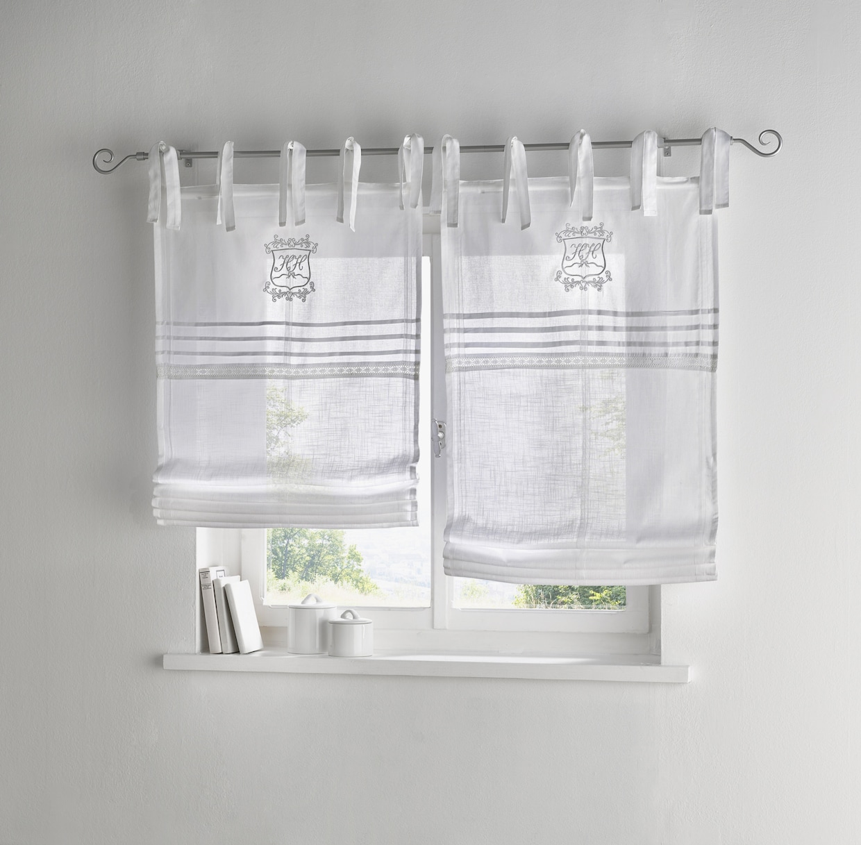 heine home Gordijnroede - Zilverkleur