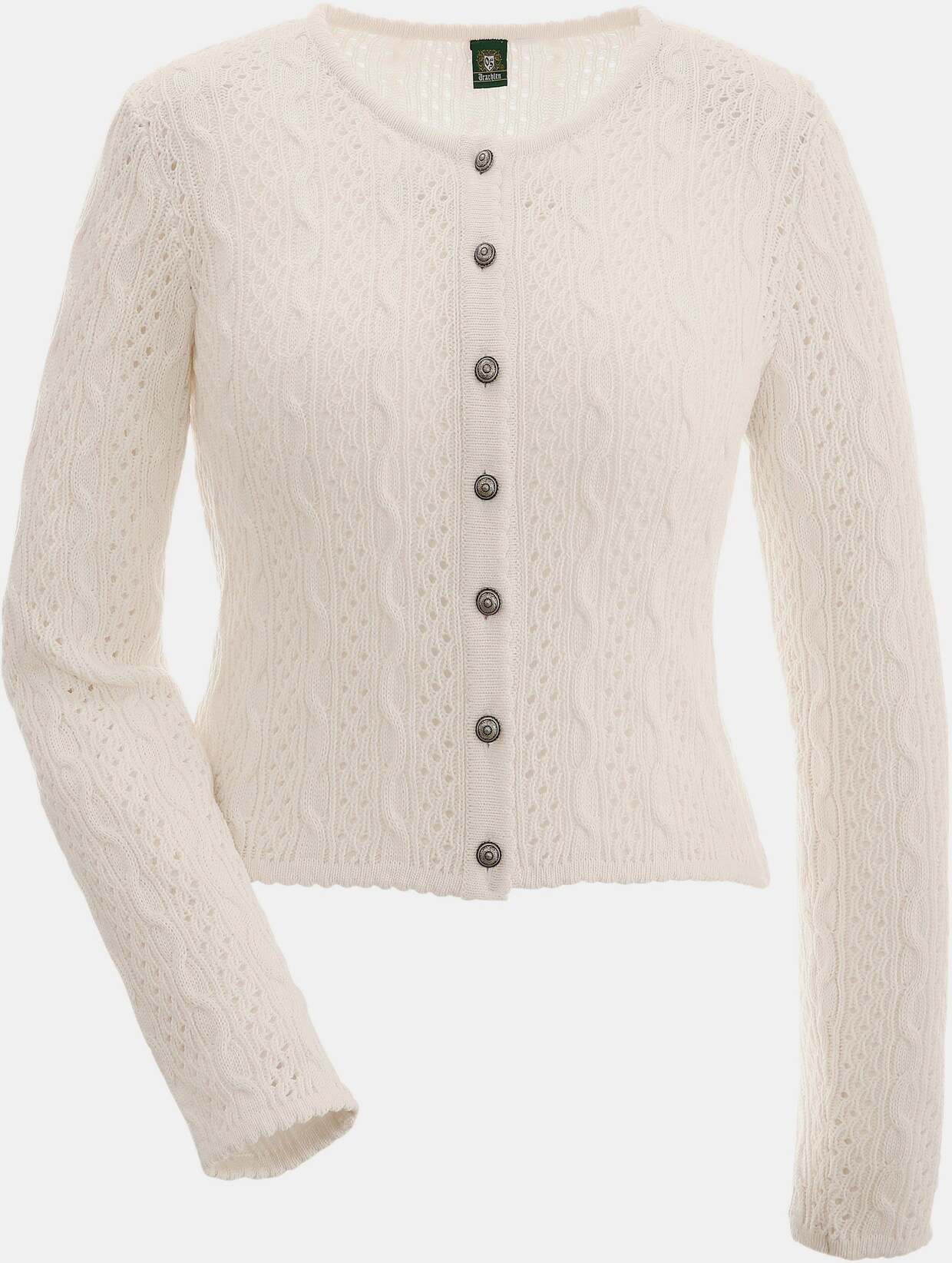 OS-Trachten Trachtenstrickjacke - creme