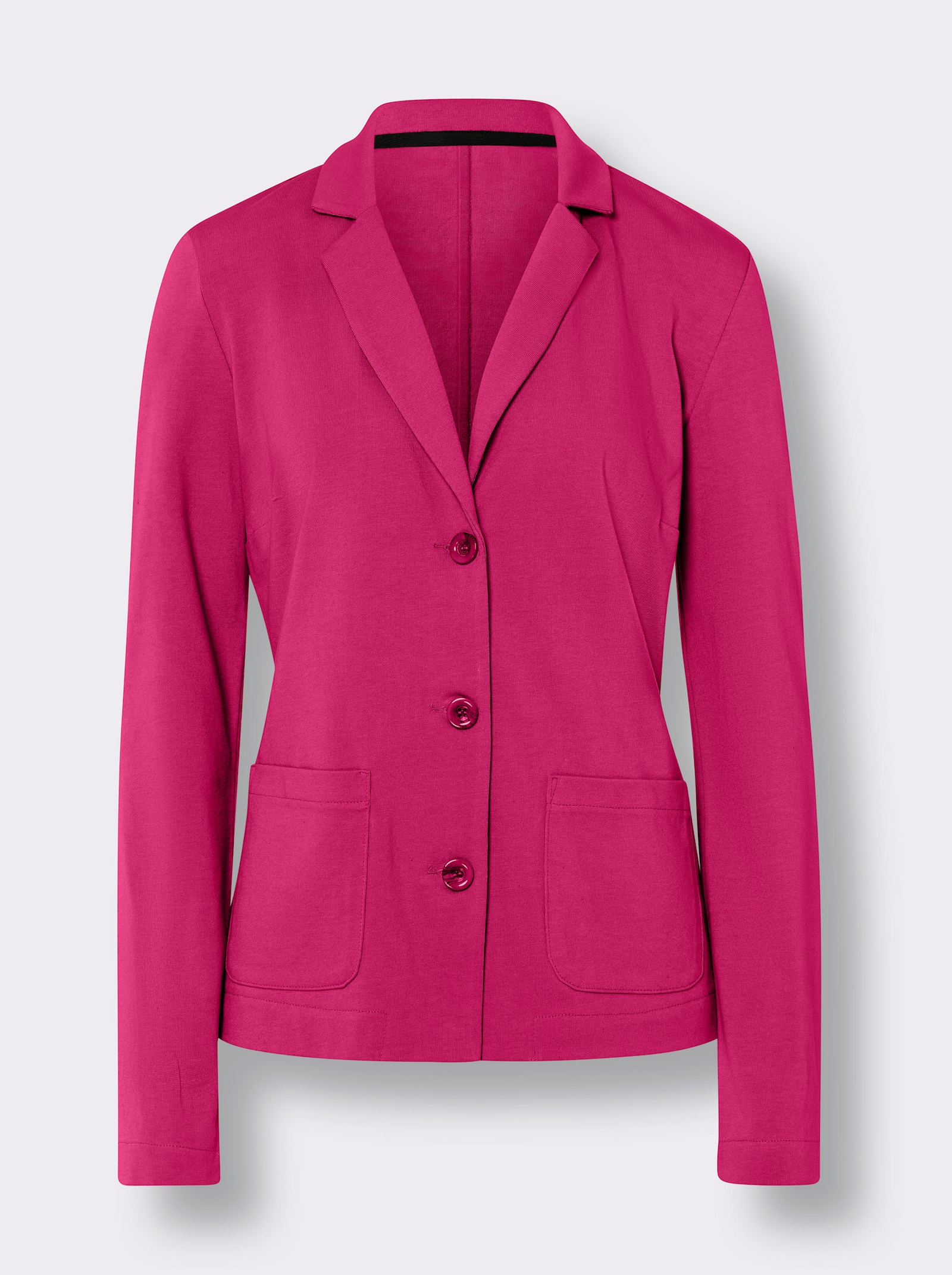 heine Jerseyblazer aus Baumwolle, ungefüttert - pink