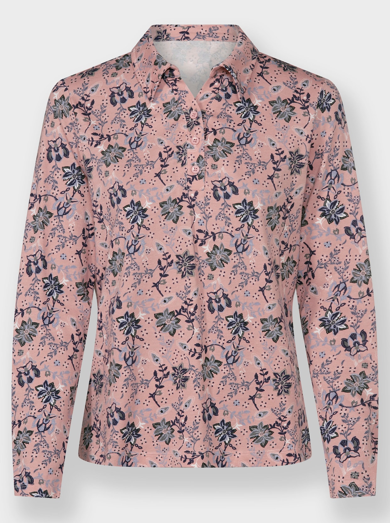 Shirt met print - rozenkwarts/marine bedrukt