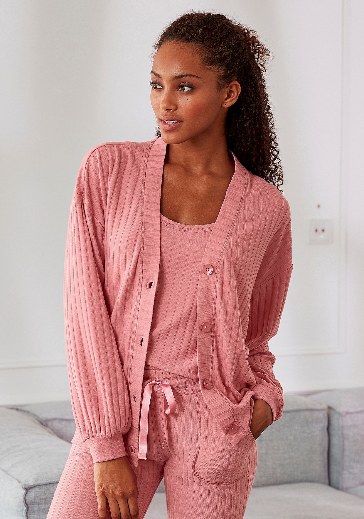 s.Oliver Cardigan - fuchsia