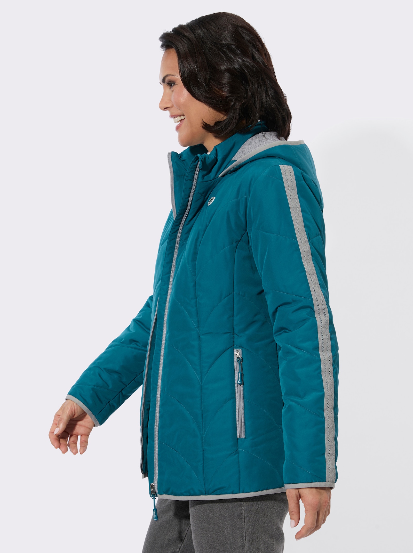 Steppjacke mit Innentasche - aquapetrol