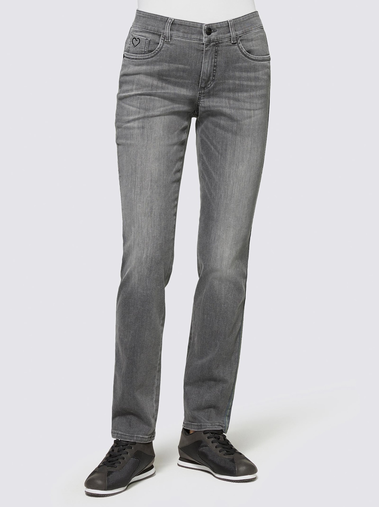 Ascari 5-Pocket-Jeans - grau