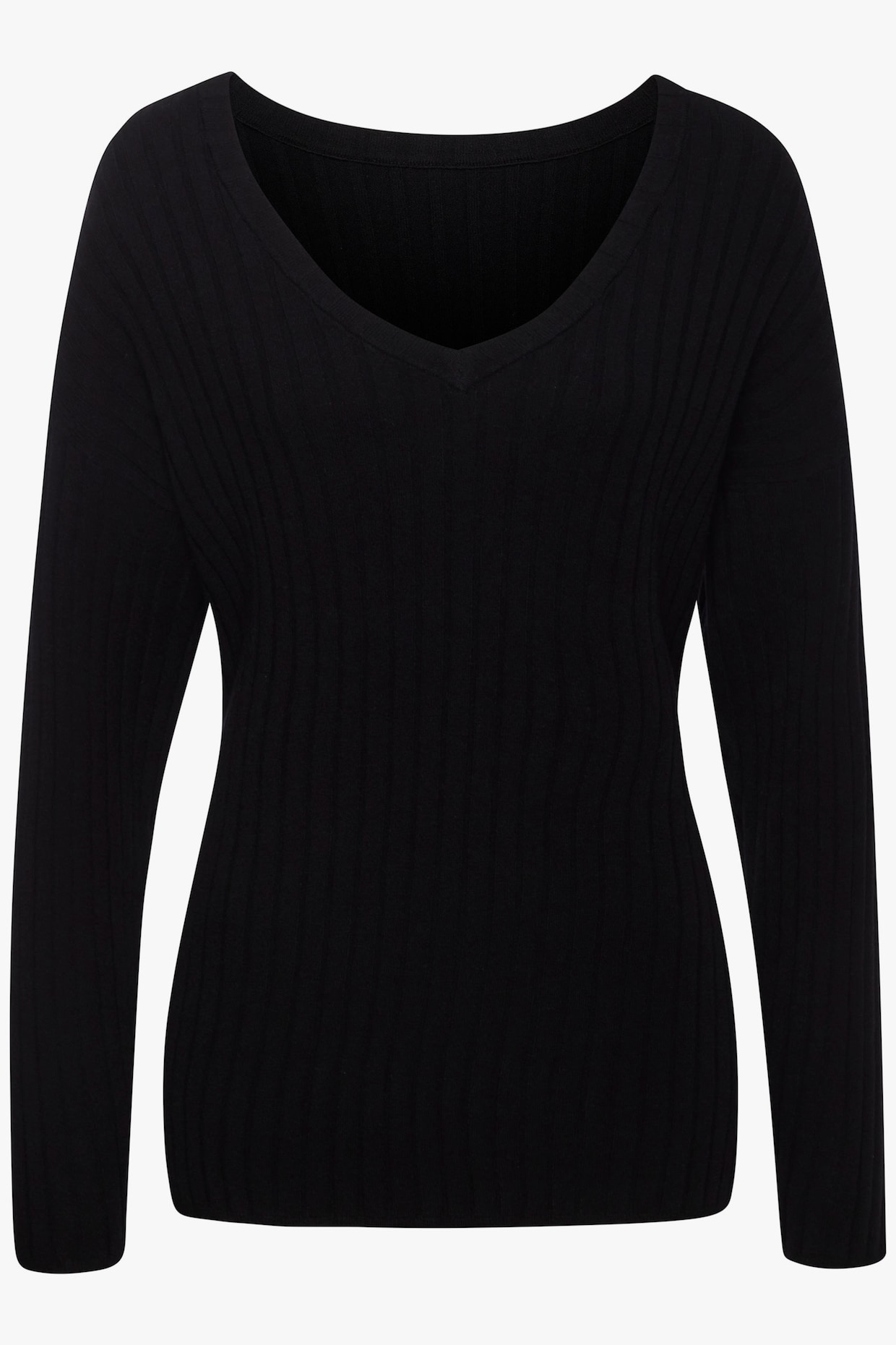 Gebreide pullover - zwart