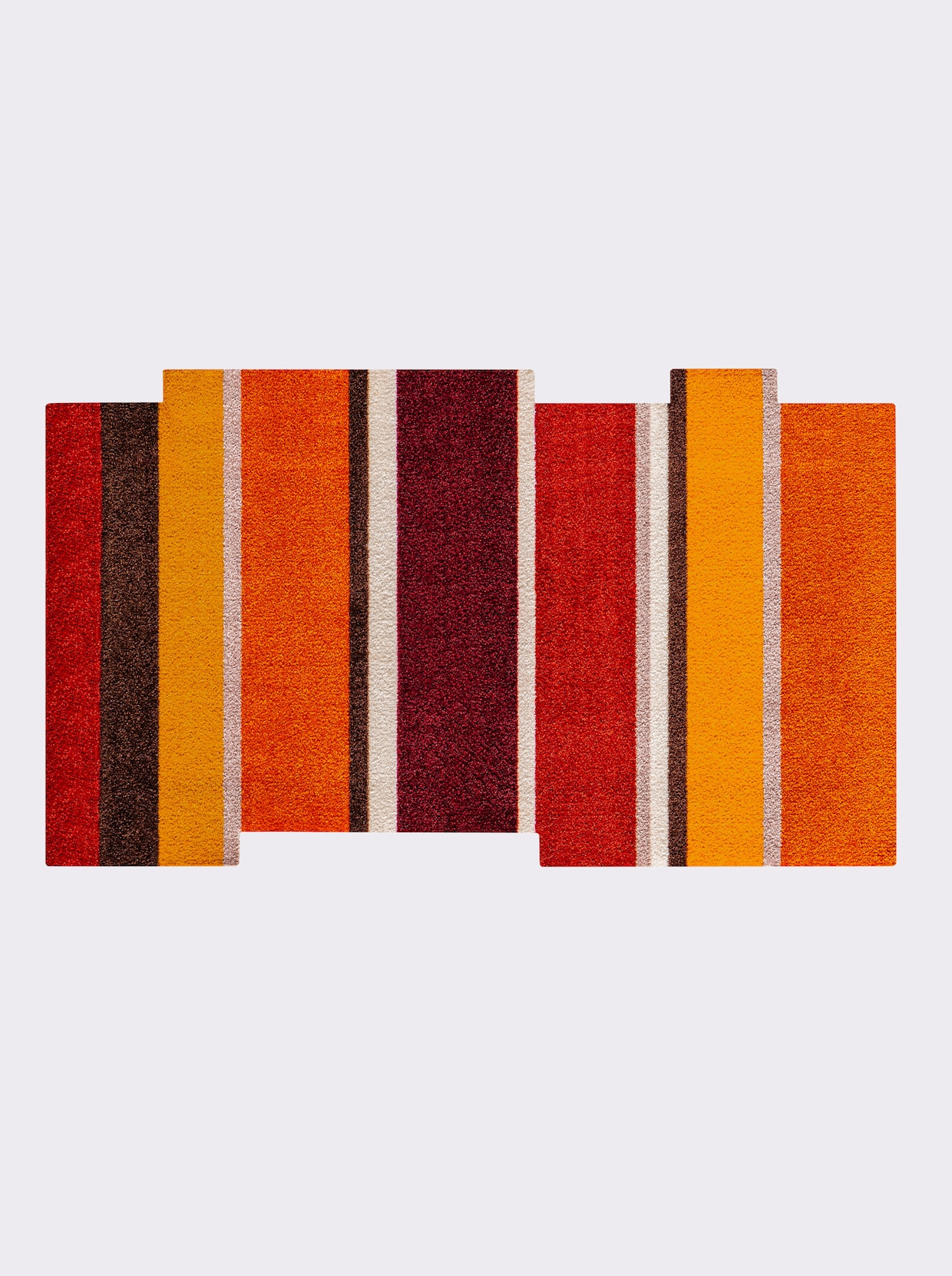 wash+dry by Kleen-Tex Voetmat - terra gestreept