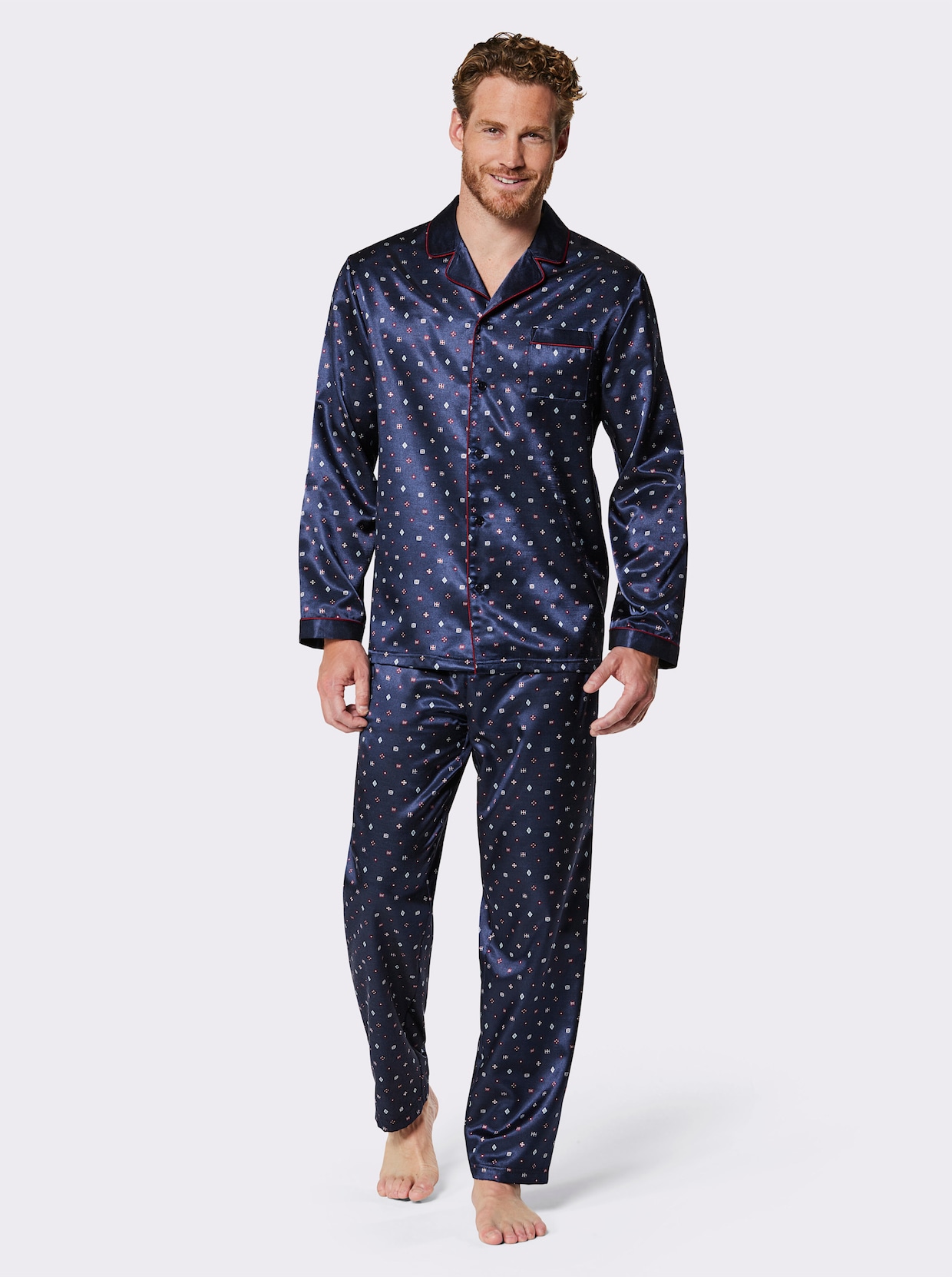 KINGsCLUB Pyjama - nachtblau