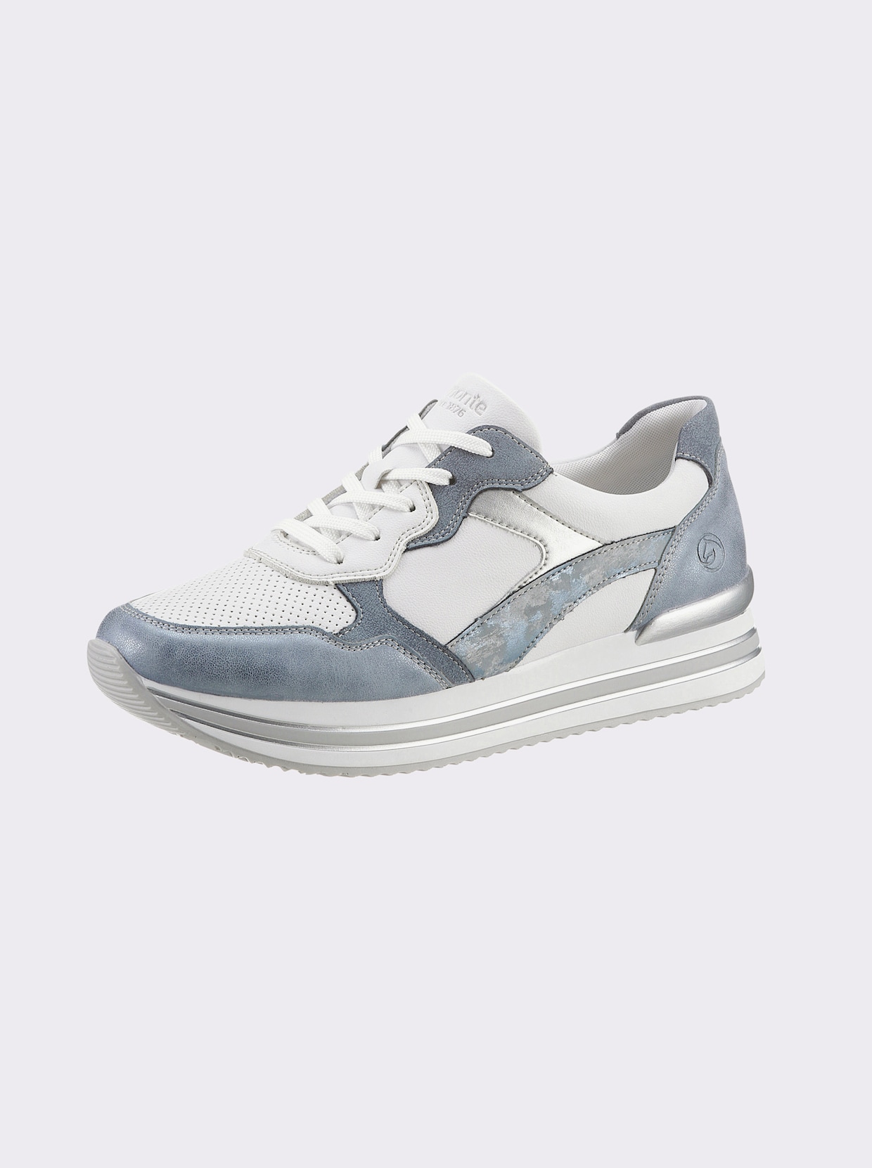 Remonte Sneaker - jeansblau-weiss