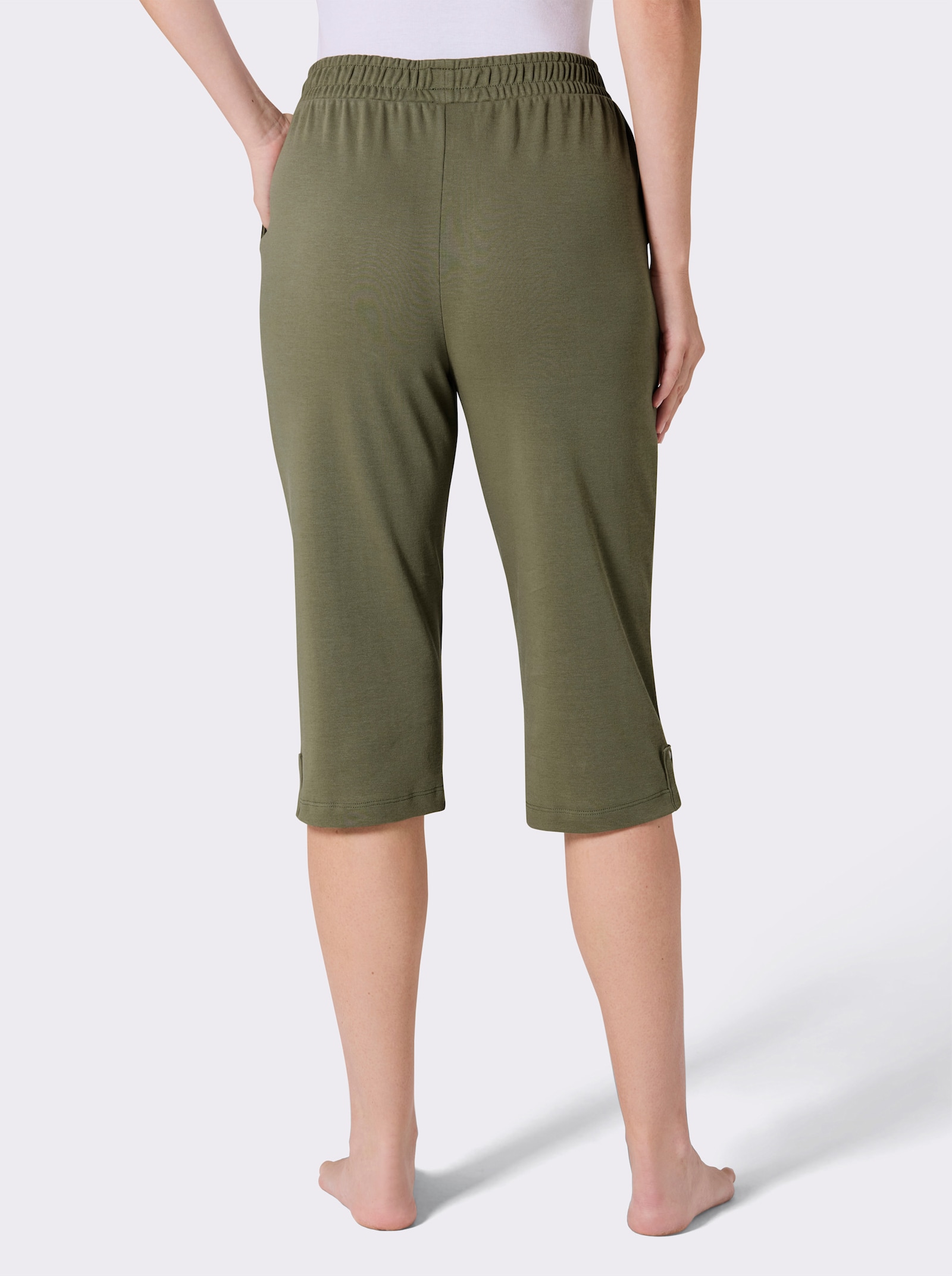 feel good 3/4-Hose in Interlock-Qualität - khaki