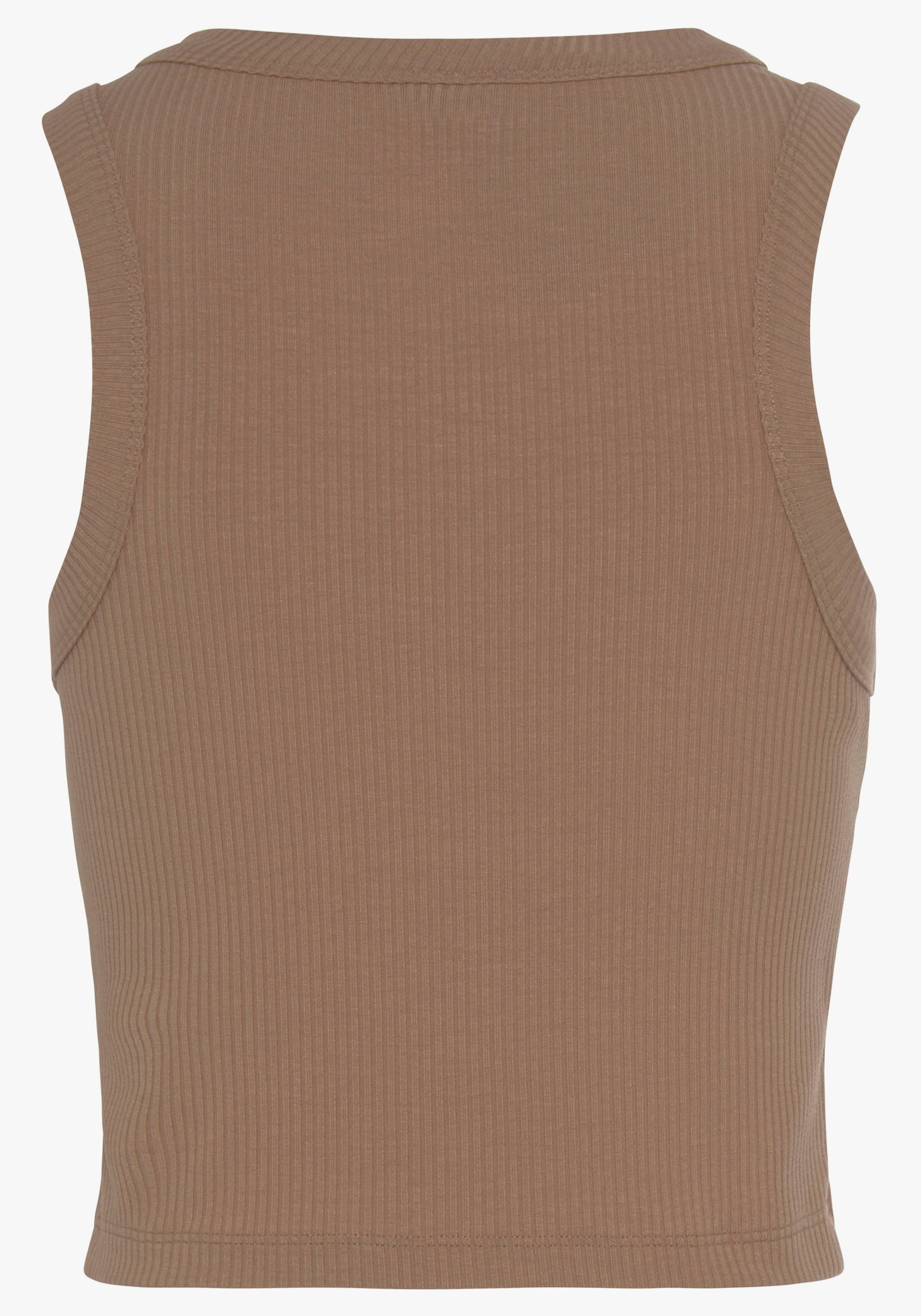 LASCANA Crop-Top - camelfarben + braun