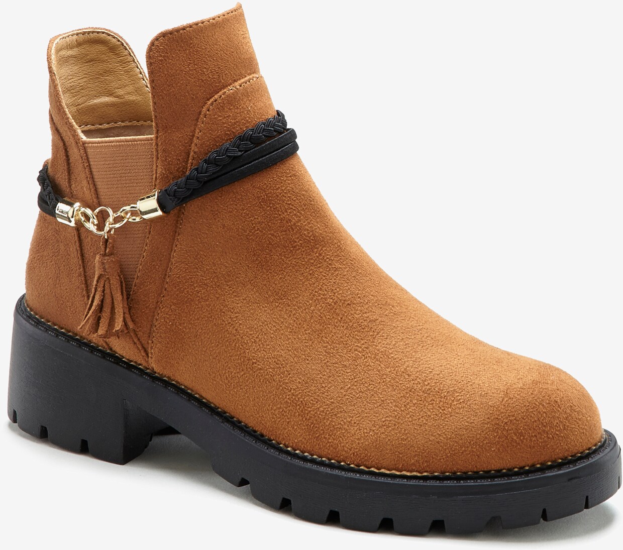 LASCANA Chelsea boots - camelkleuren