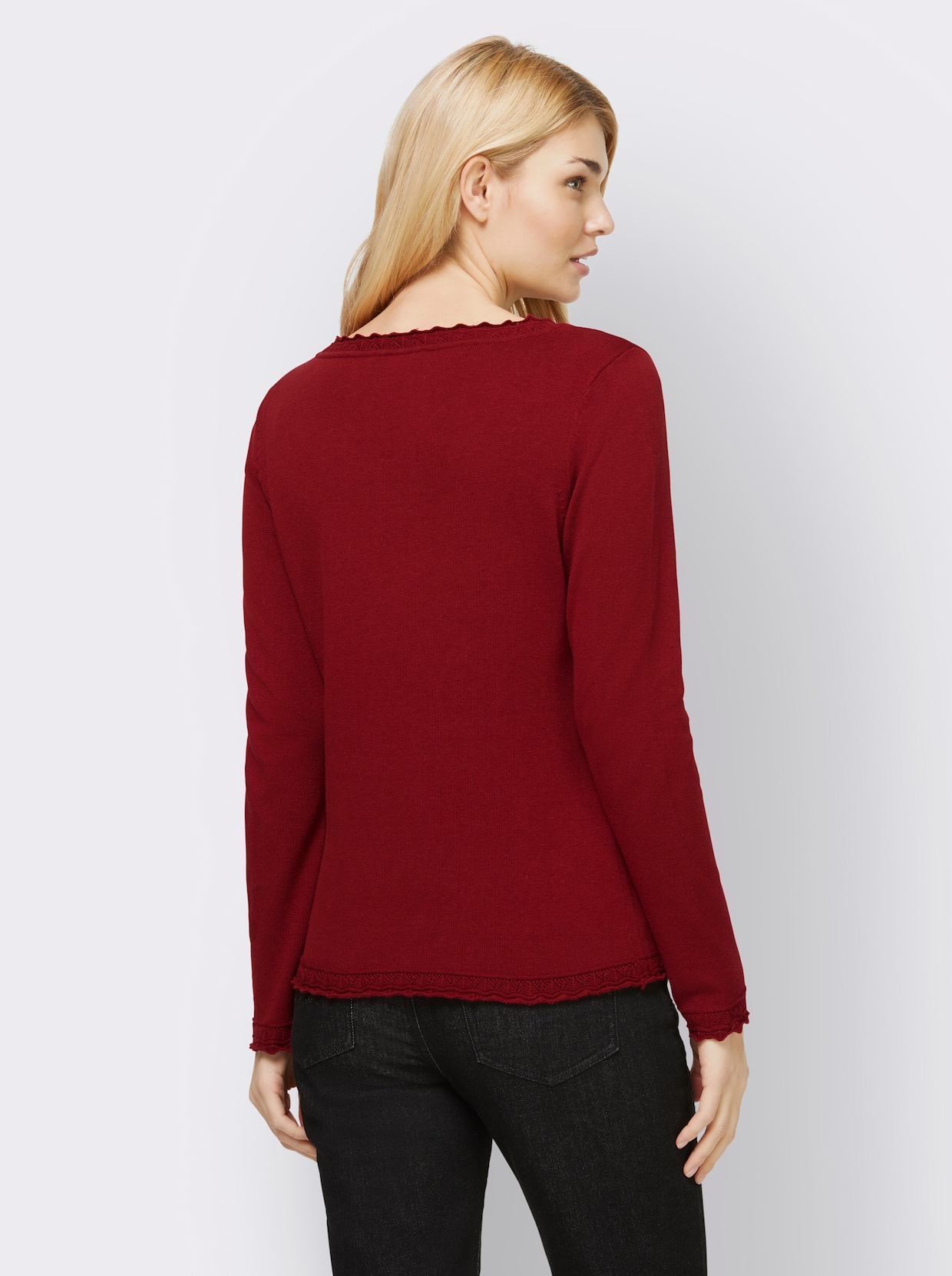 heine Pullover - donkerrood