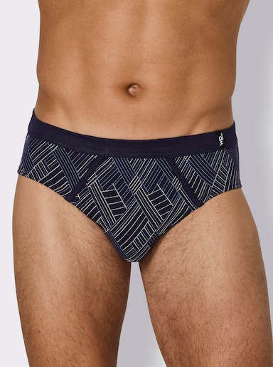 wäschepur men Slip - marine-sortiert
