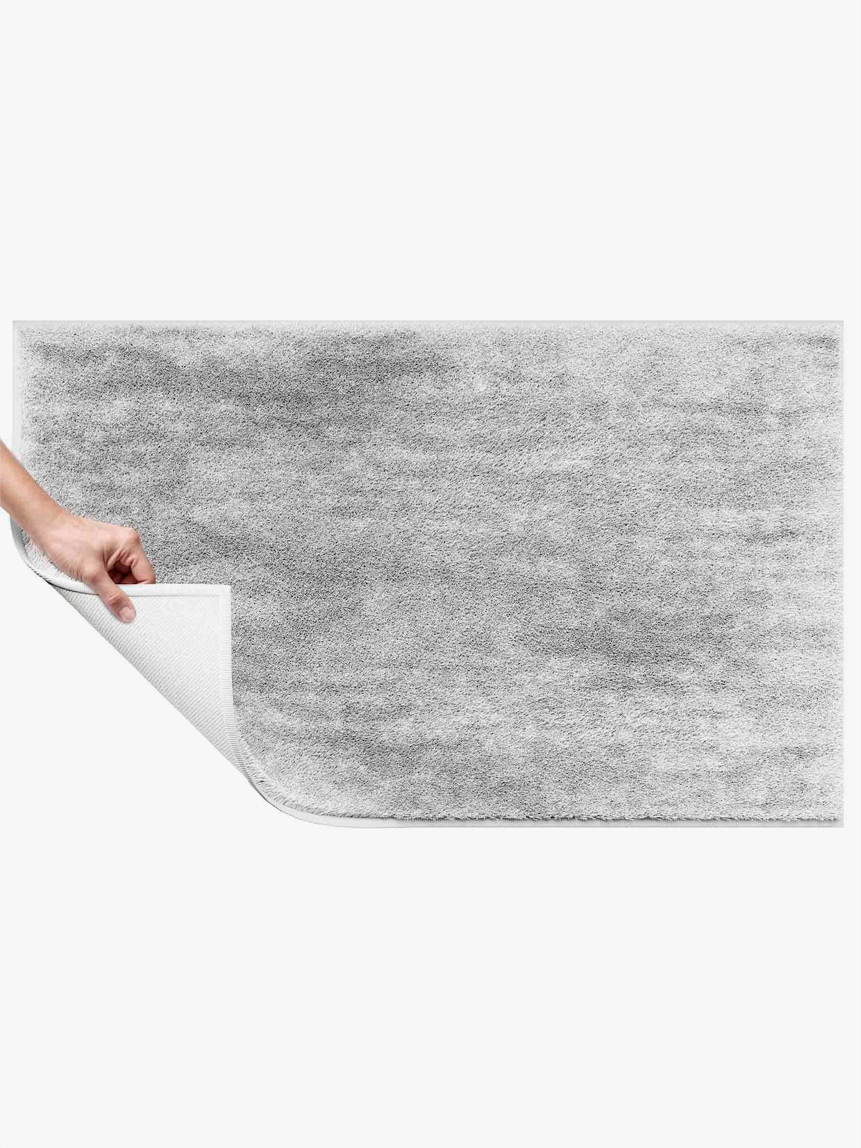Grund Badematte - silberfarben