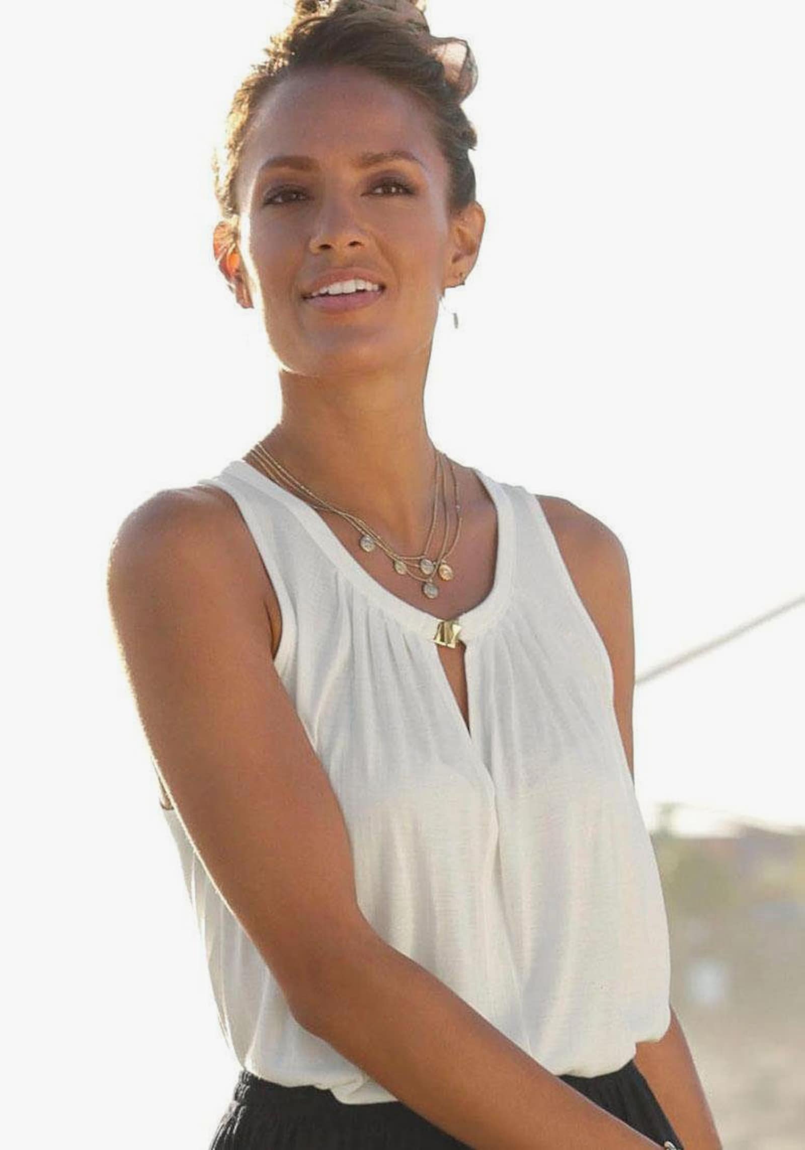 LASCANA Tanktop - creme