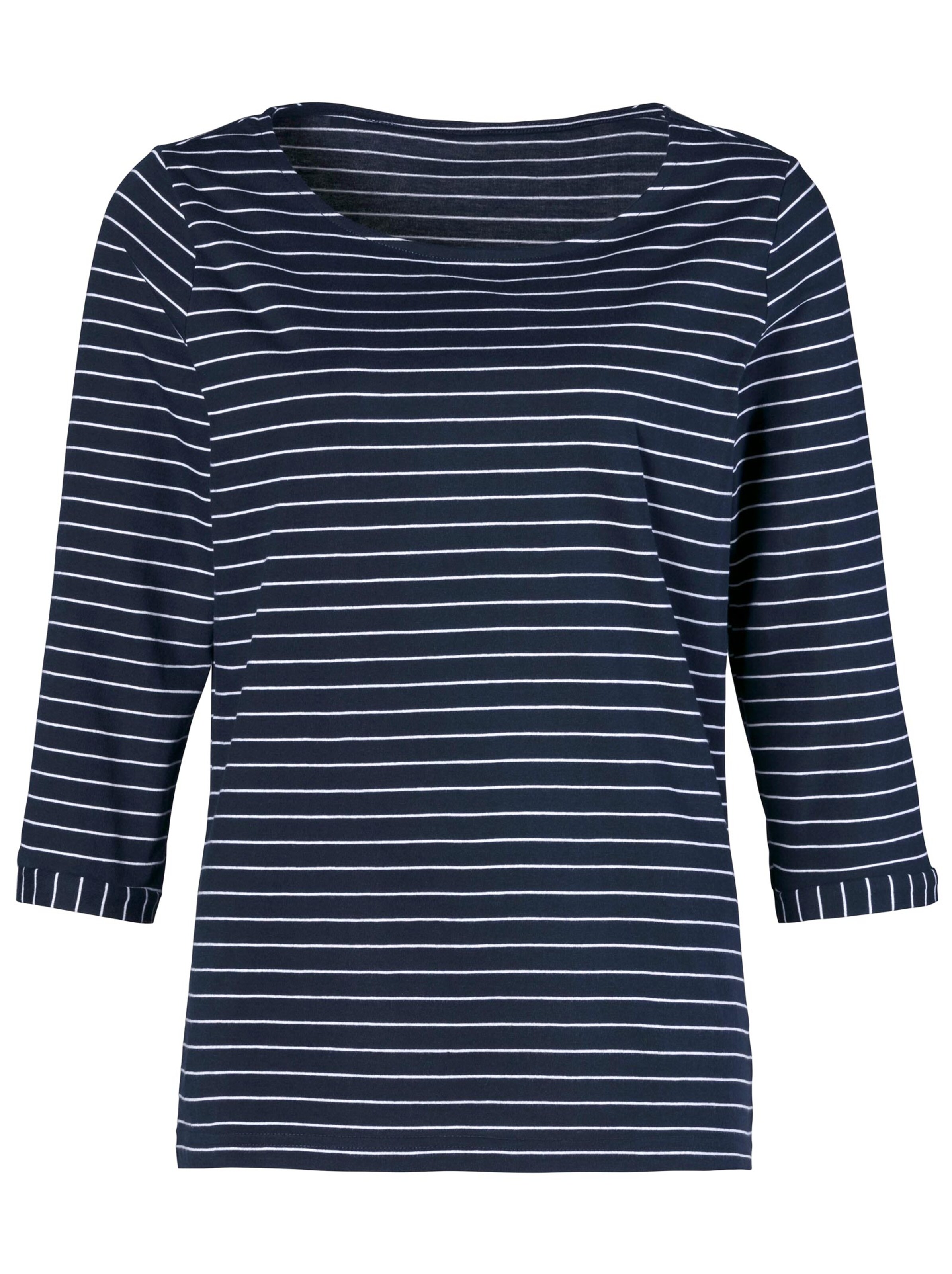 Shirt - marine-geringelt