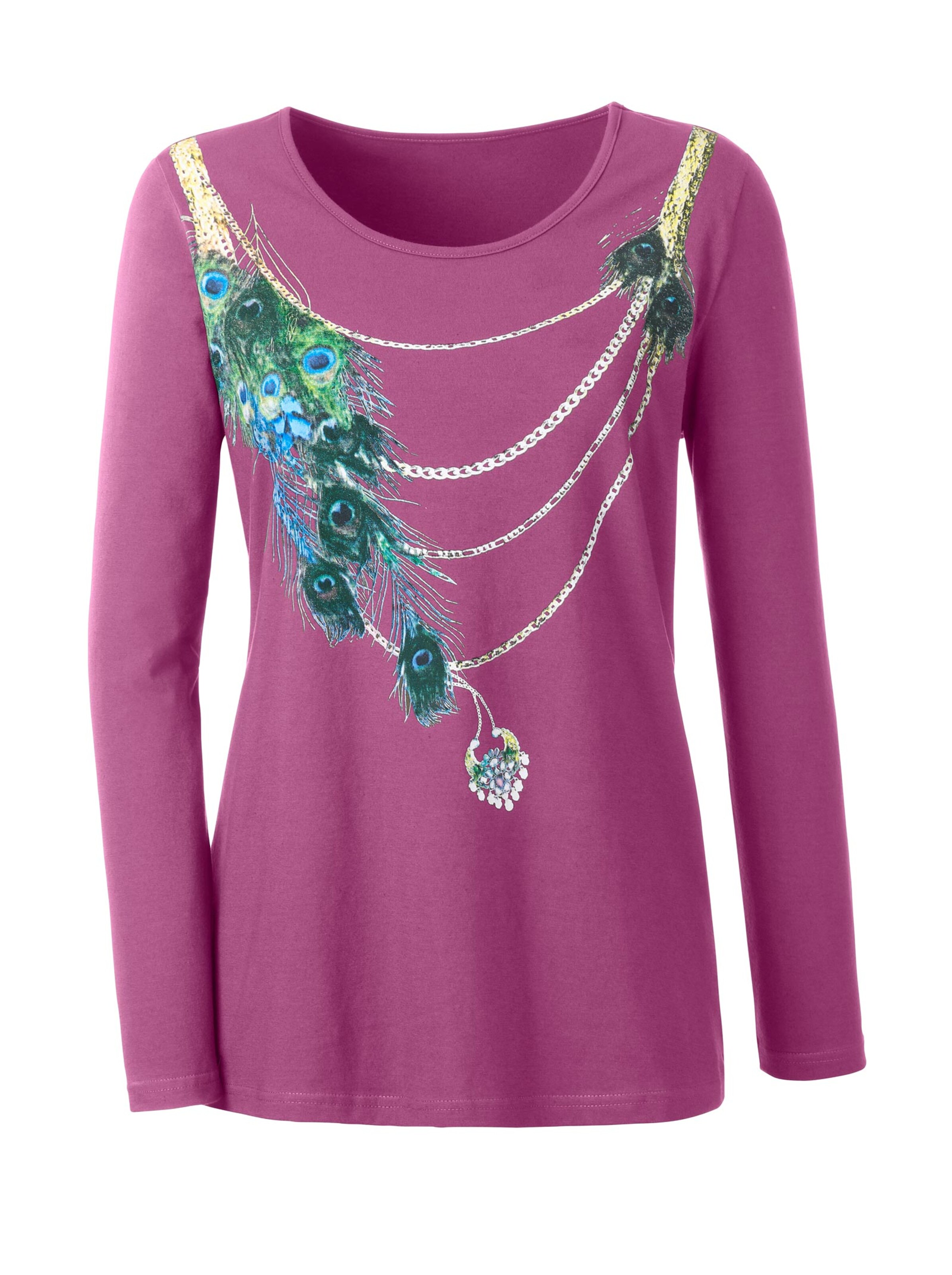 Shirt - fuchsia-bedruckt
