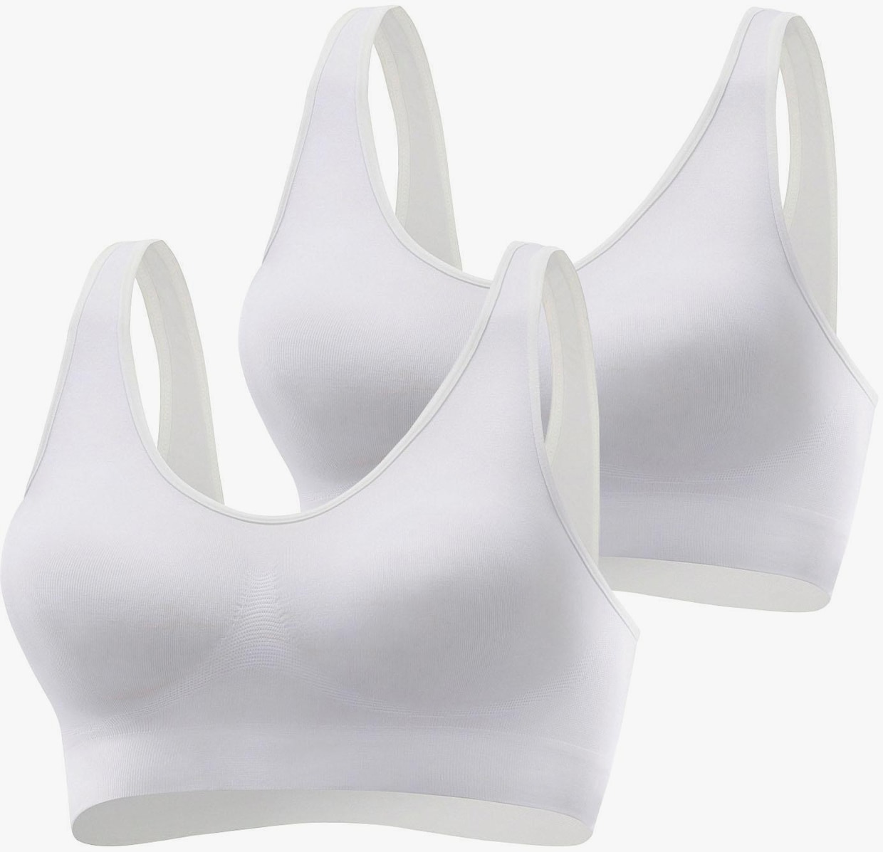petite fleur Soutien-gorge Bralette - 2x blanc