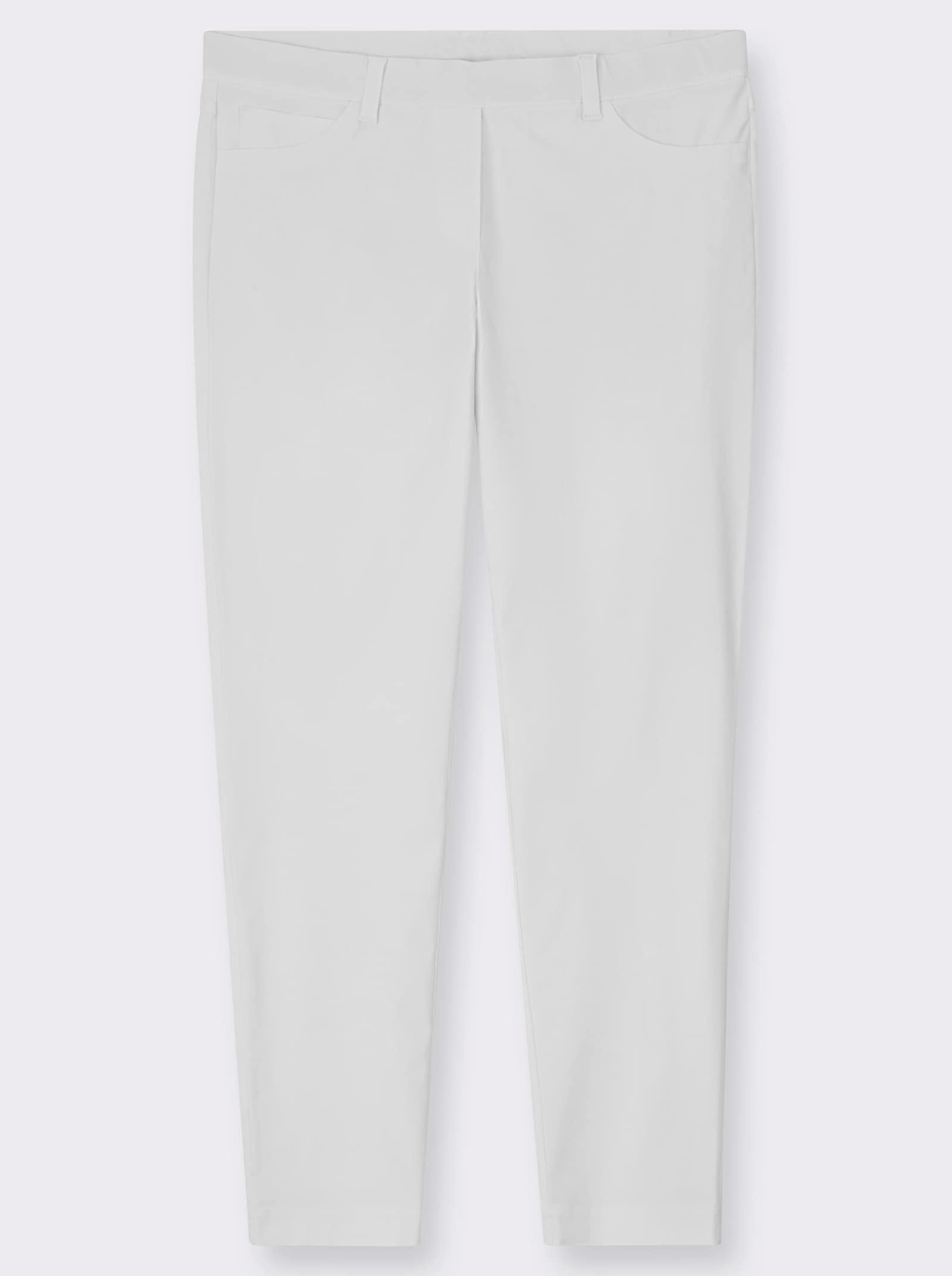 Ascari Stretch-Hose in Schlupfform, Bengalin - weiß