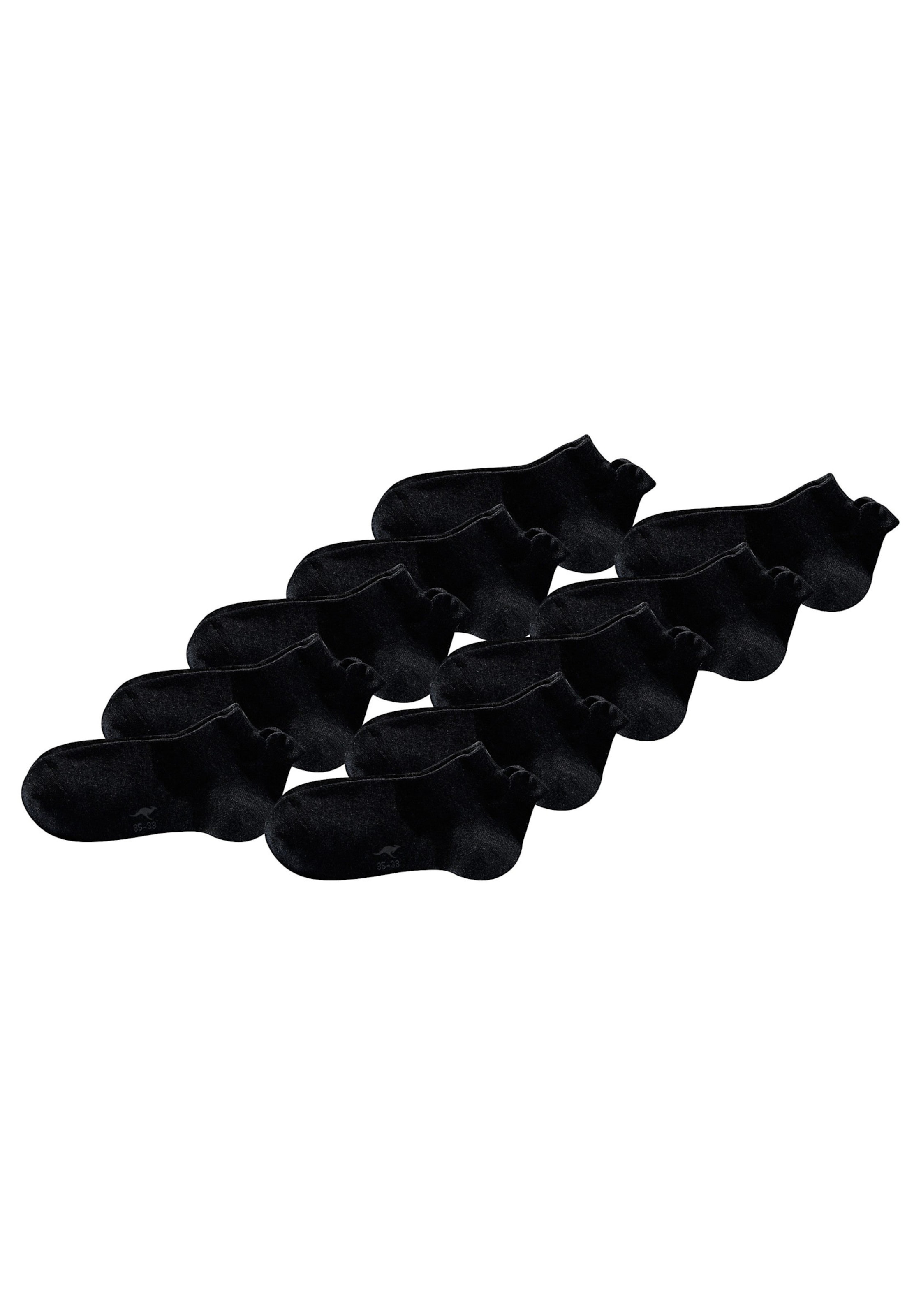 Schwarz passend  günstig Kaufen-Sneakersocken in schwarz von KangaROOS. Sneakersocken in schwarz von KangaROOS <![CDATA[Vielseitige Basics für jede Gelegenheit.Einfach nach Lust und Laune kombinieren.Ideal unsere KangaROOS Großpackung. Die Sneaker-Socken sind passend für Sport- und F