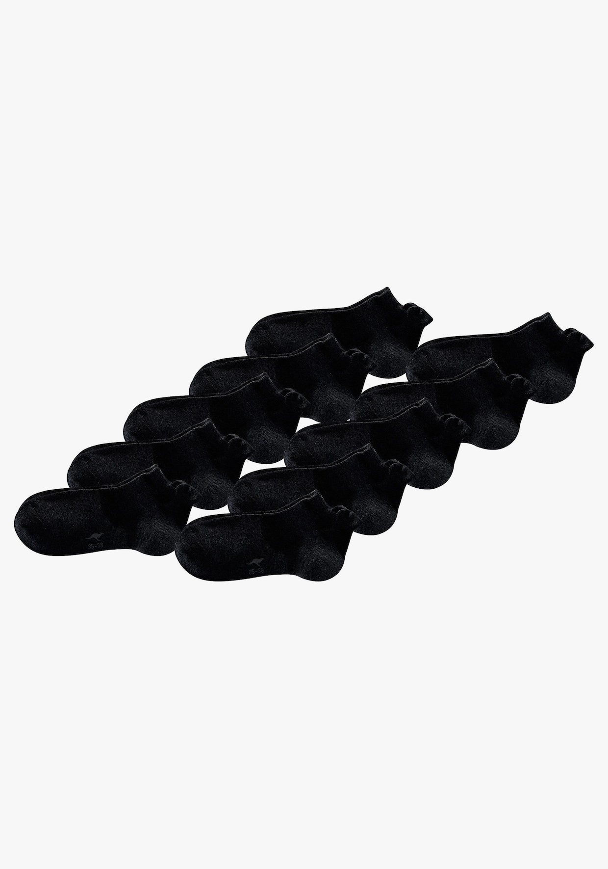 KangaROOS Sneakersokken - zwart