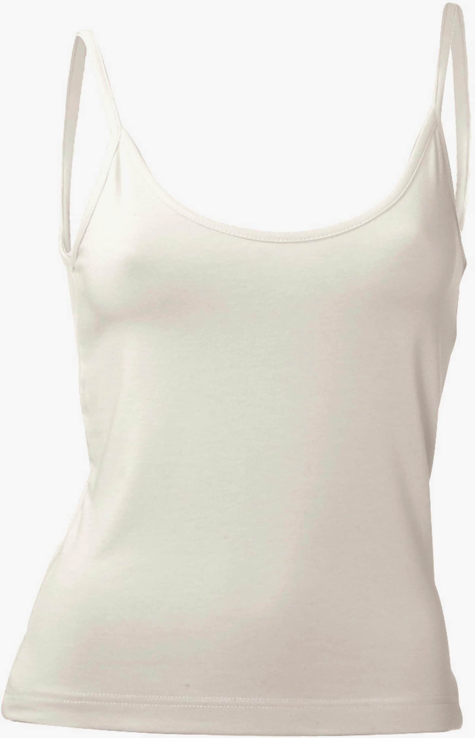 heine Spaghettitop met nauwsluitende snit - ecru