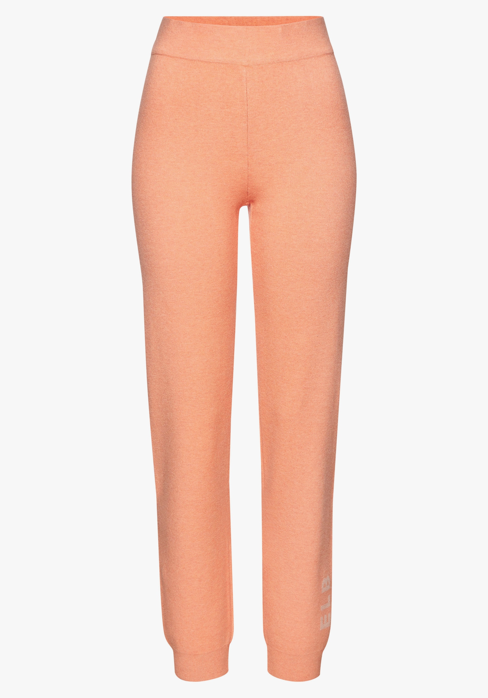 Elbsand Broek van tricot - abrikoos