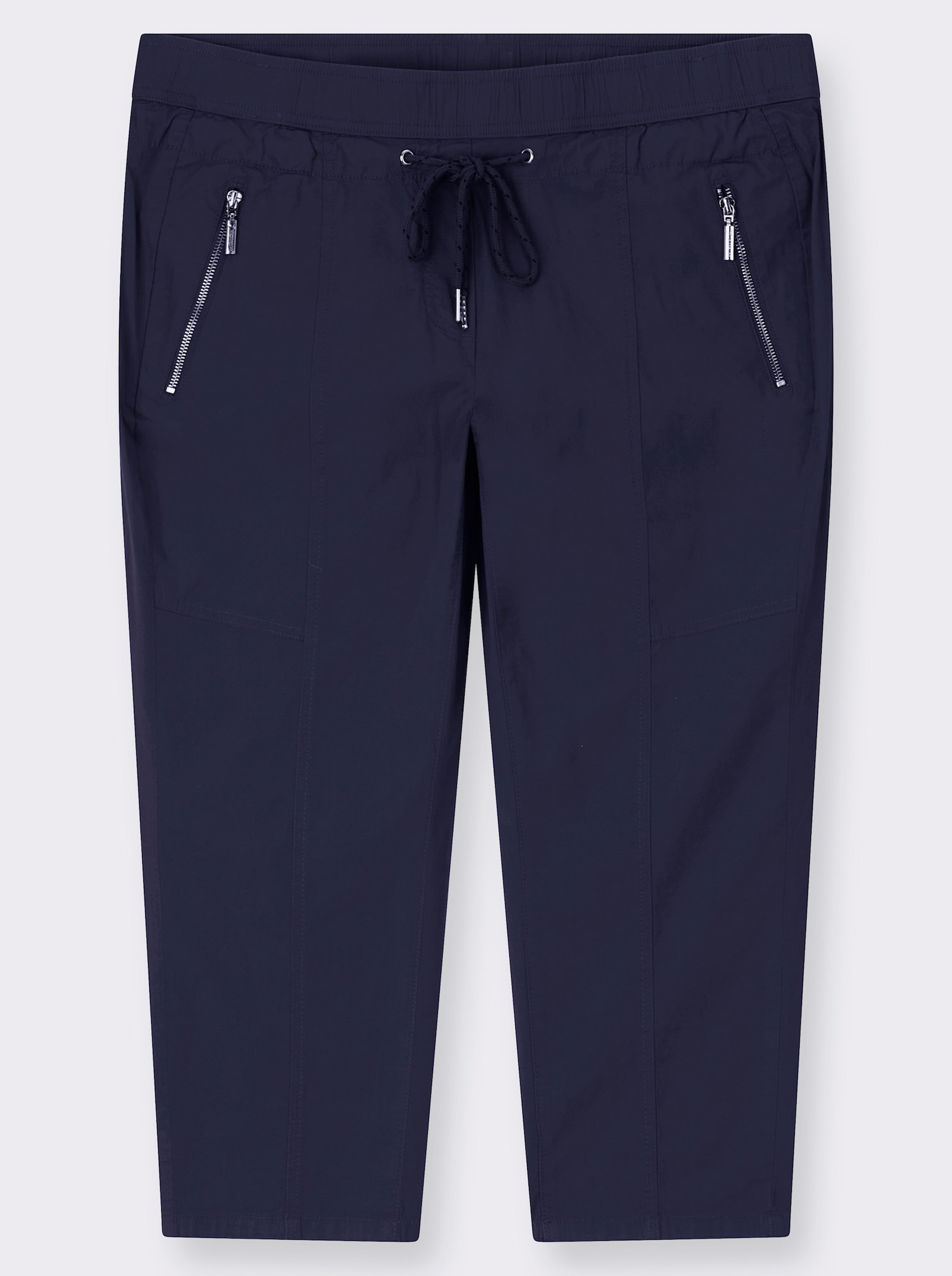  7/8-Hose mit Reißverschluss-Taschen - marine