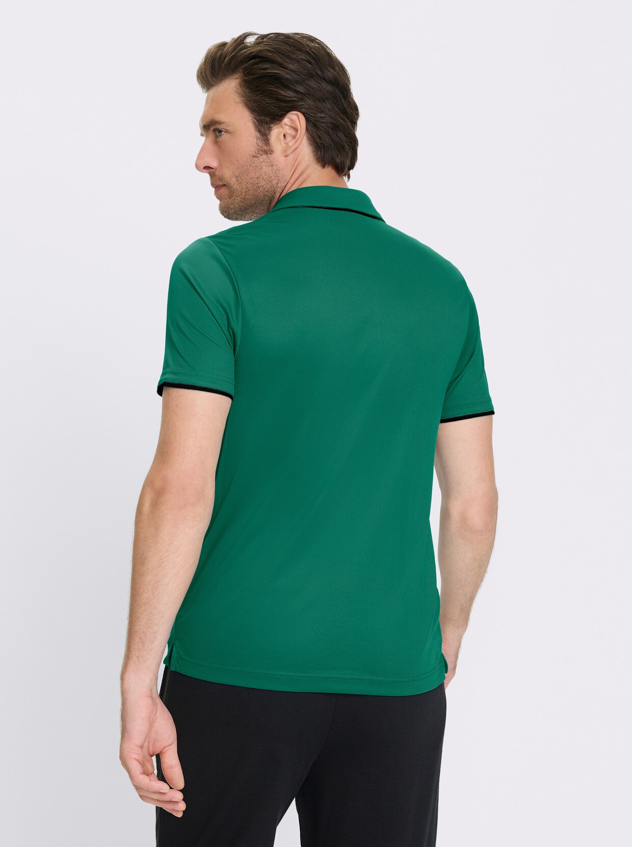 Catamaran Sports Freizeitshirt mit Polokragen - grün