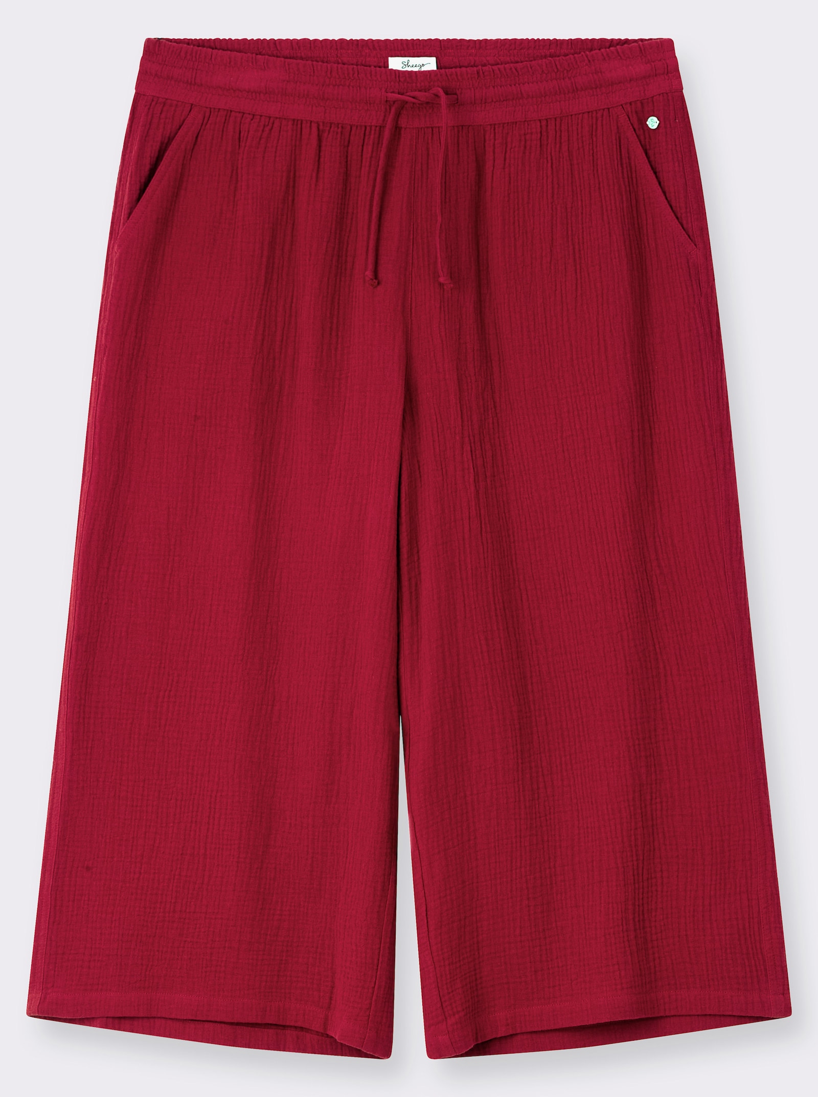 sheego 3/4-Hose in Schlupfform - kirsche