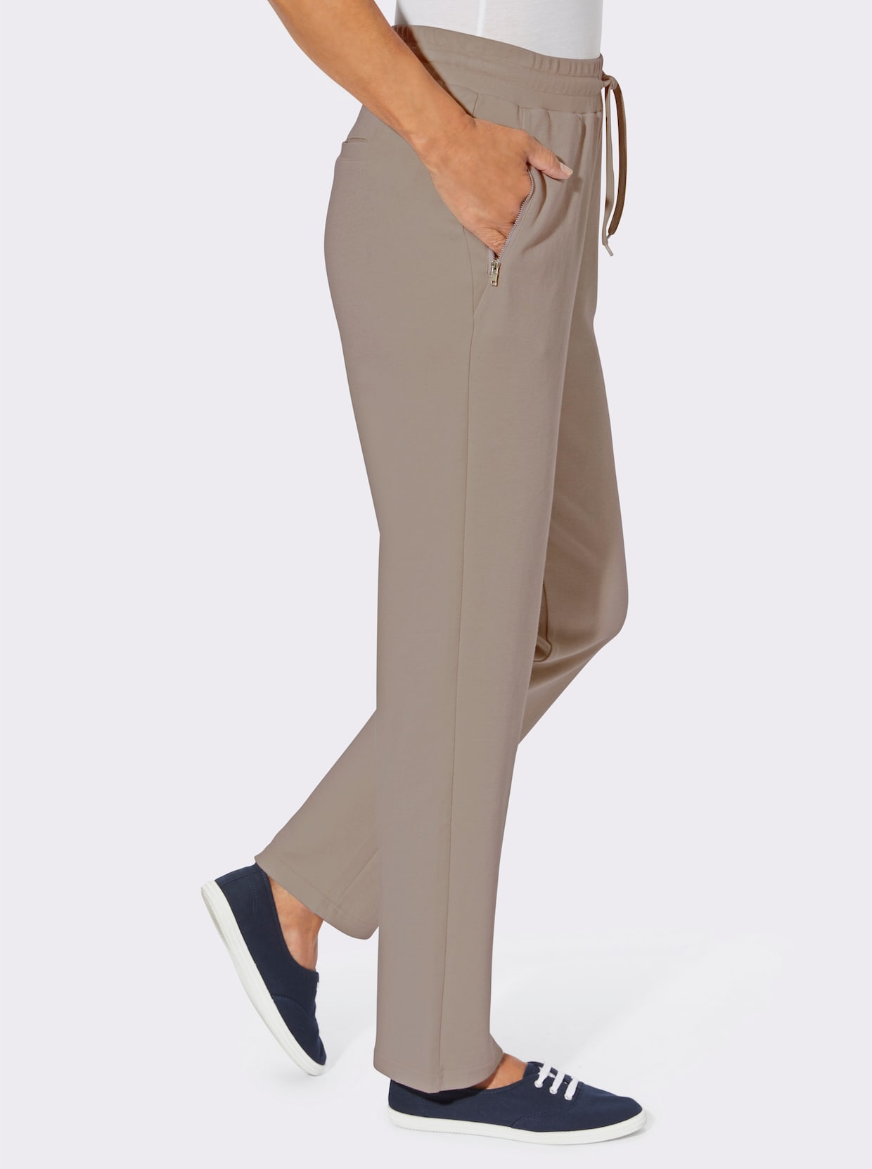 Jerseybroek - sesam