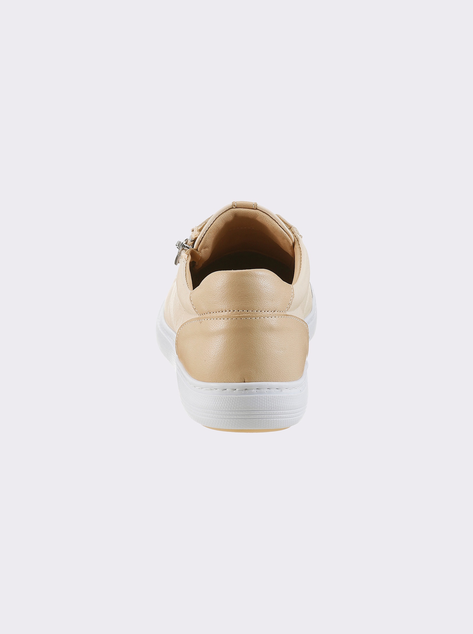 Andrea Conti Sneaker mit Zipper - ecru