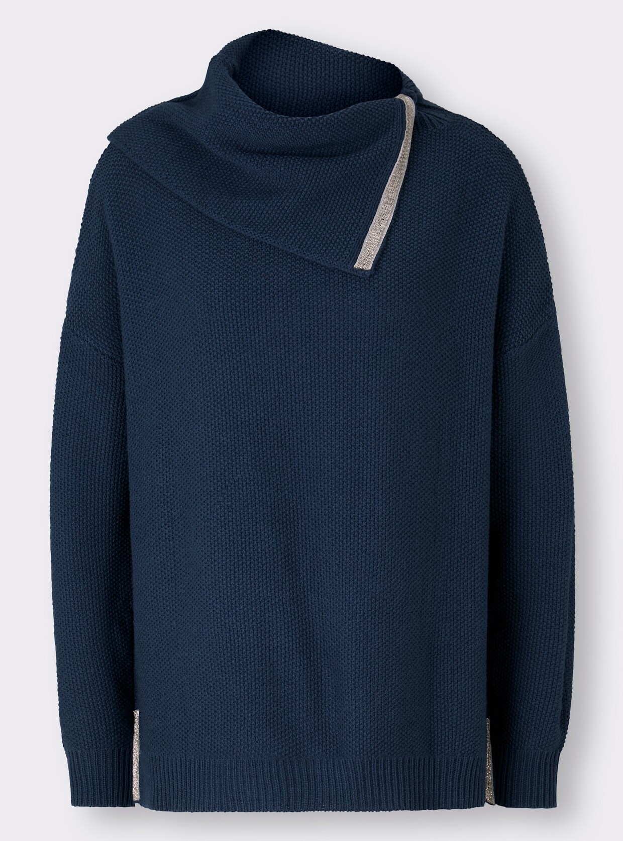 heine Langarm-Pullover - dunkelblau