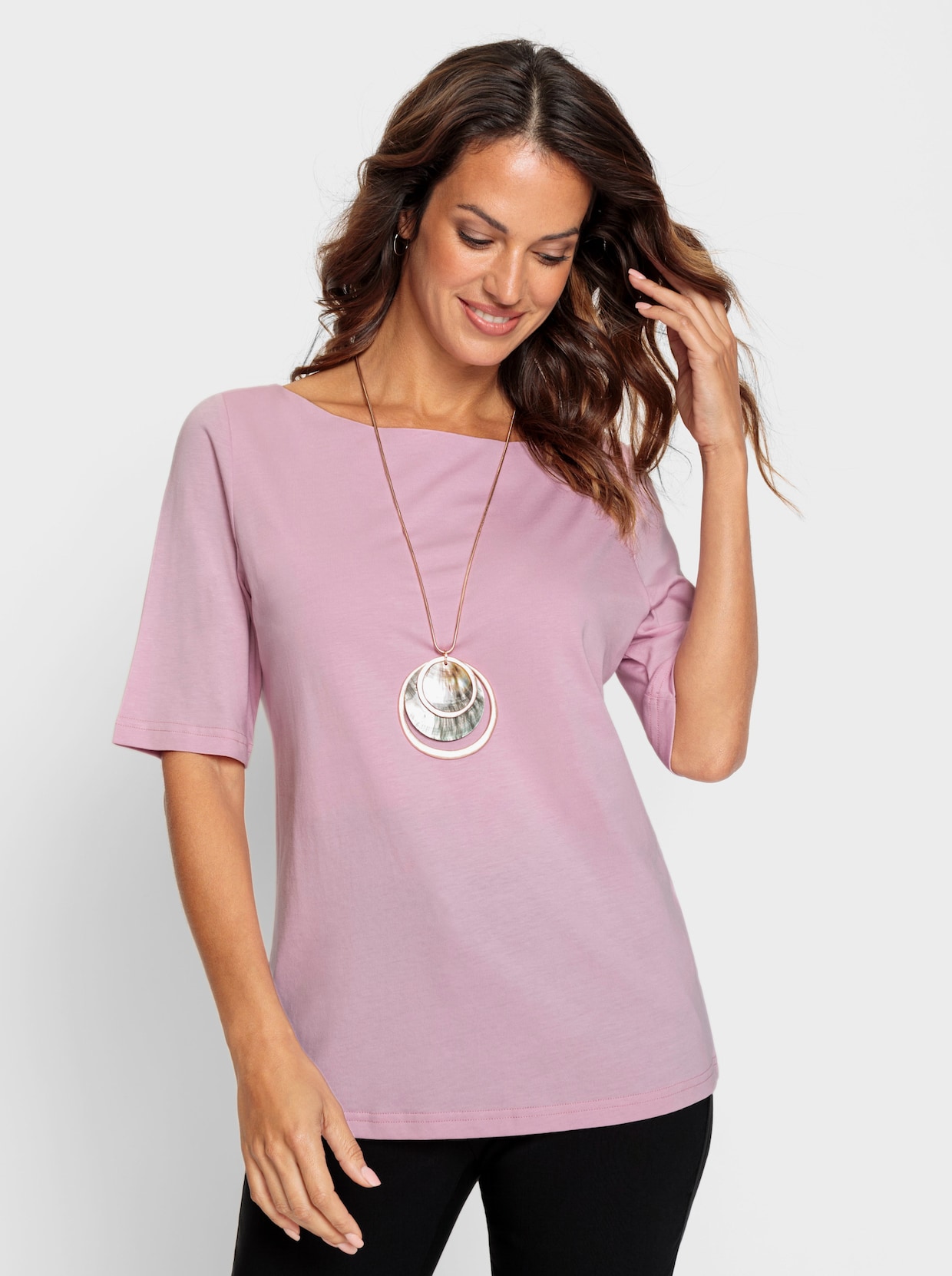 Kurzarmshirt - rosé
