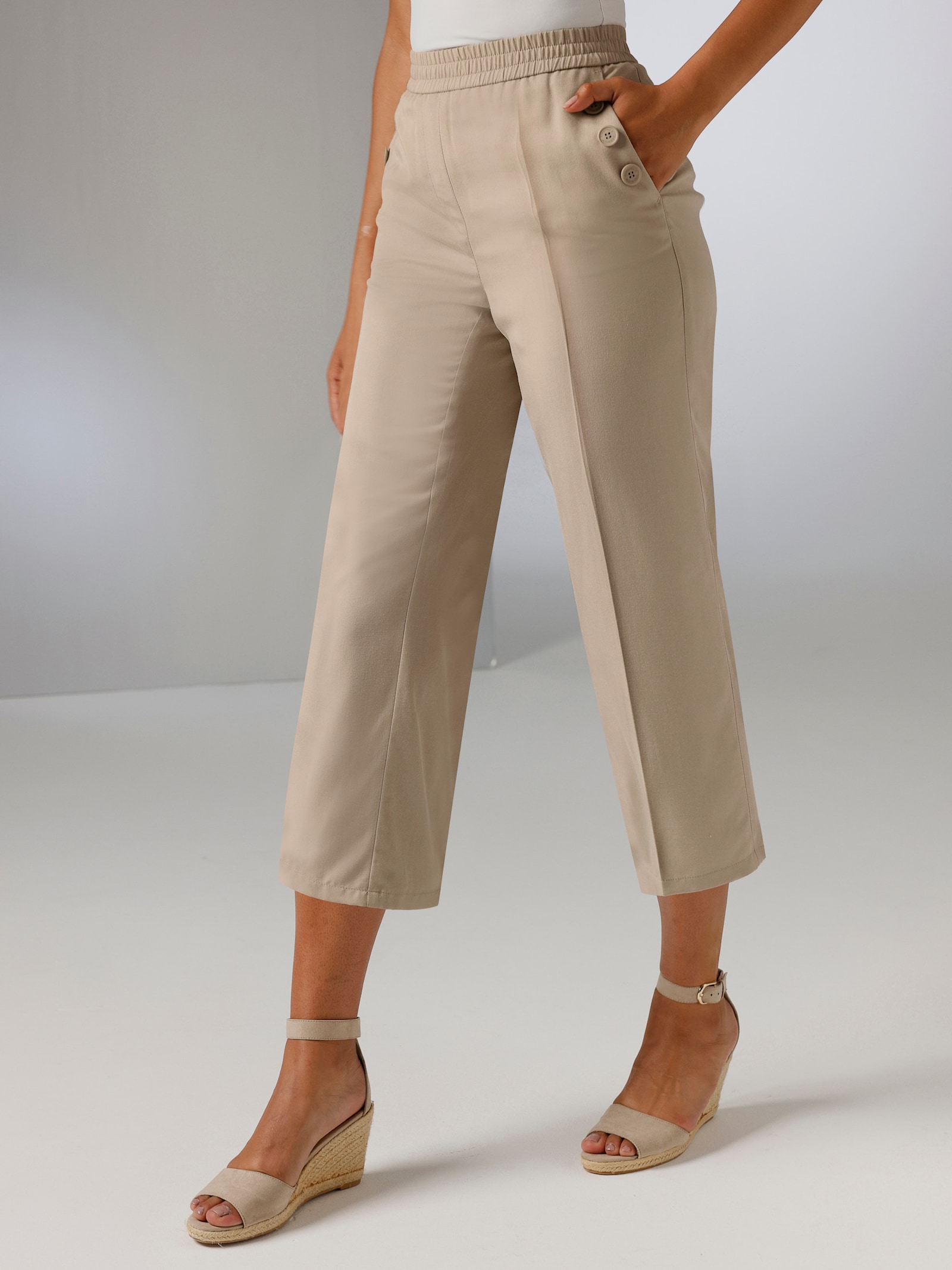 Stehmann Comfort line Culotte mit Dehnbund - beige